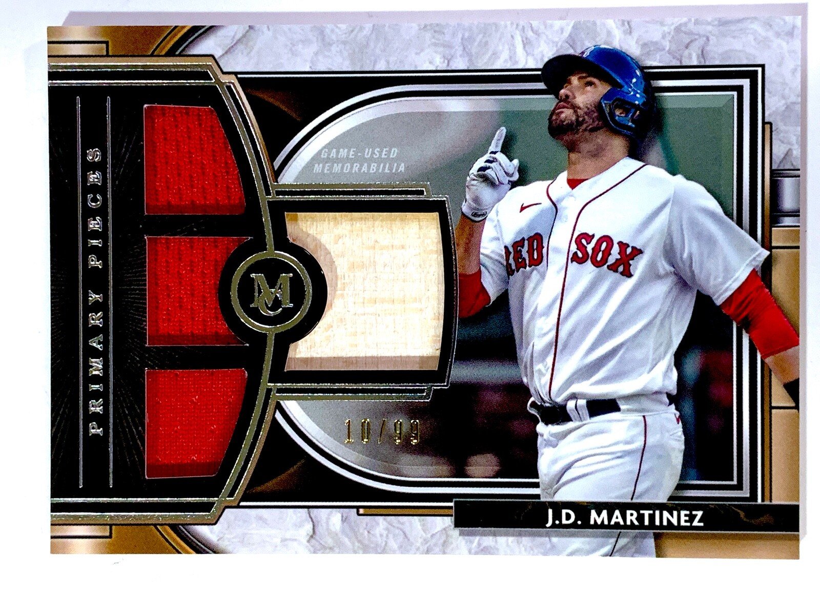 1600x1200 Topps Museum.D. MARTINEZ #SPQR JM Quad Relic 10 99 RED SOX