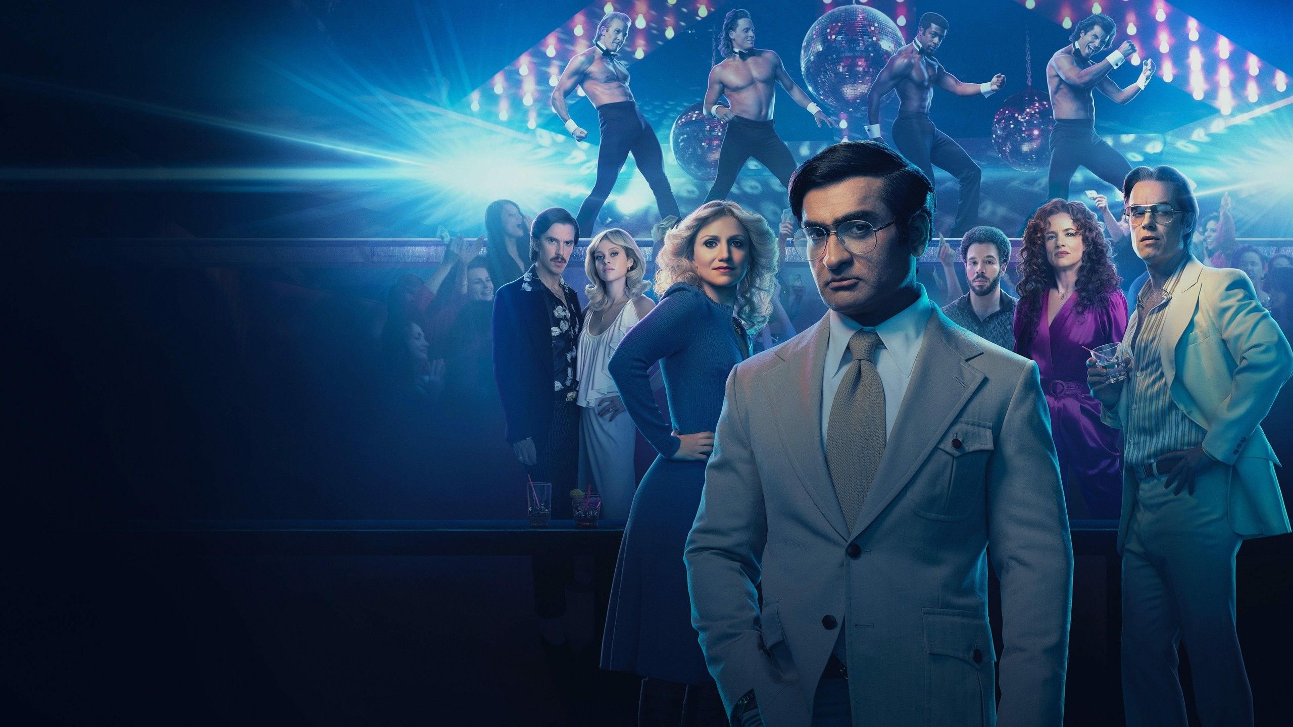 2560x1440 Kumail Nanjiani Somen Banerjee Zack Palmisano Bartender Felix Rossi Waiter Colin Seifert Bartender Darren Lipari Bartender Bobby 4K HD Welcome to Chippendales Wallpaper