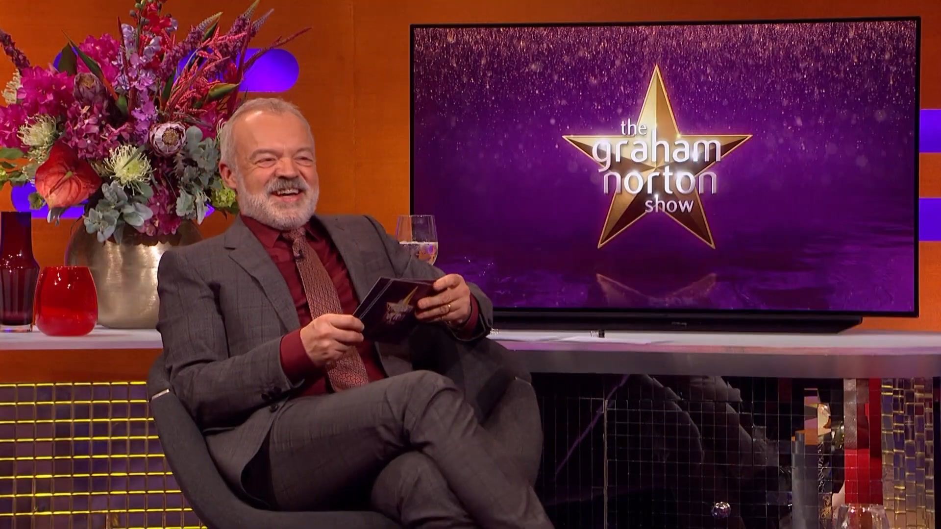 1920x1080 Graham Norton bursts out laughing at Ricky Gervais's 'child's cricket box' story
