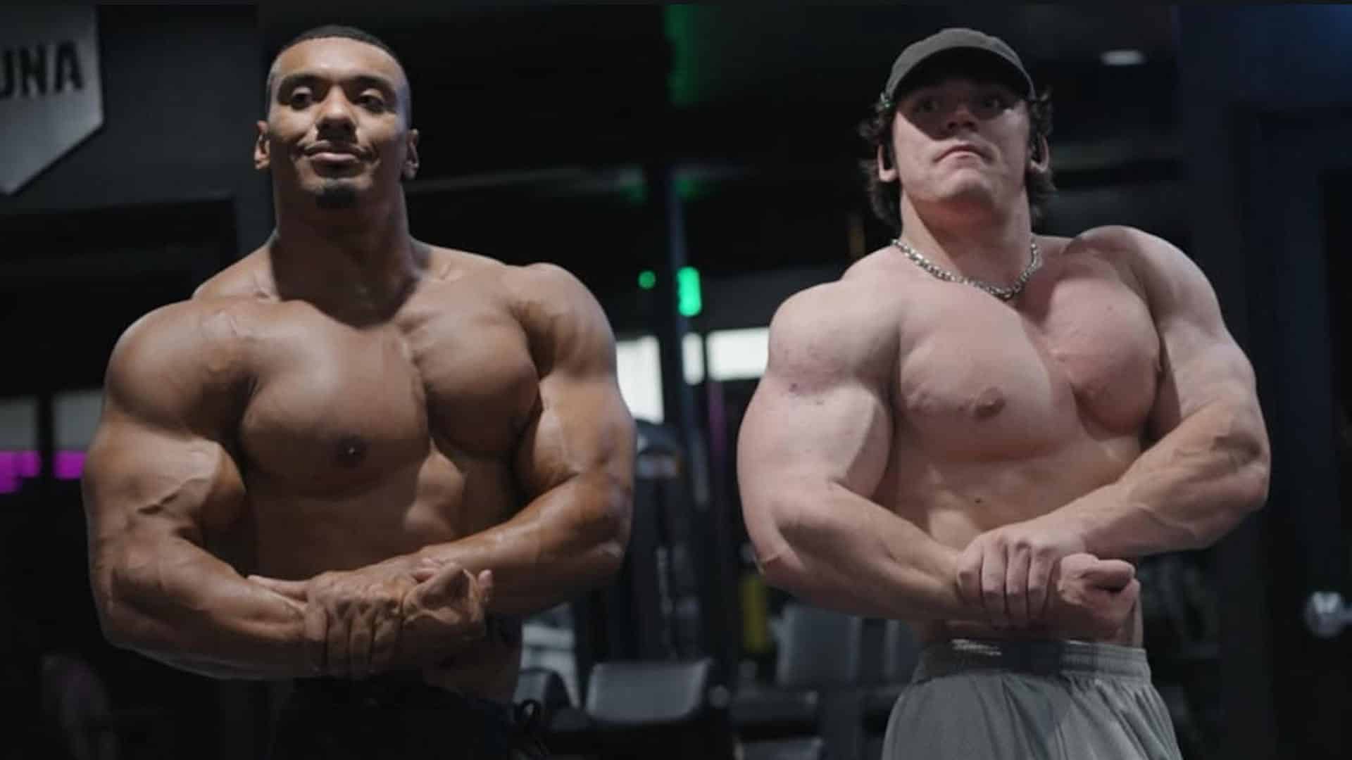 1920x1080 Larry Wheels Teams Up With Sam Sulek for Chest Workout & Posing Session