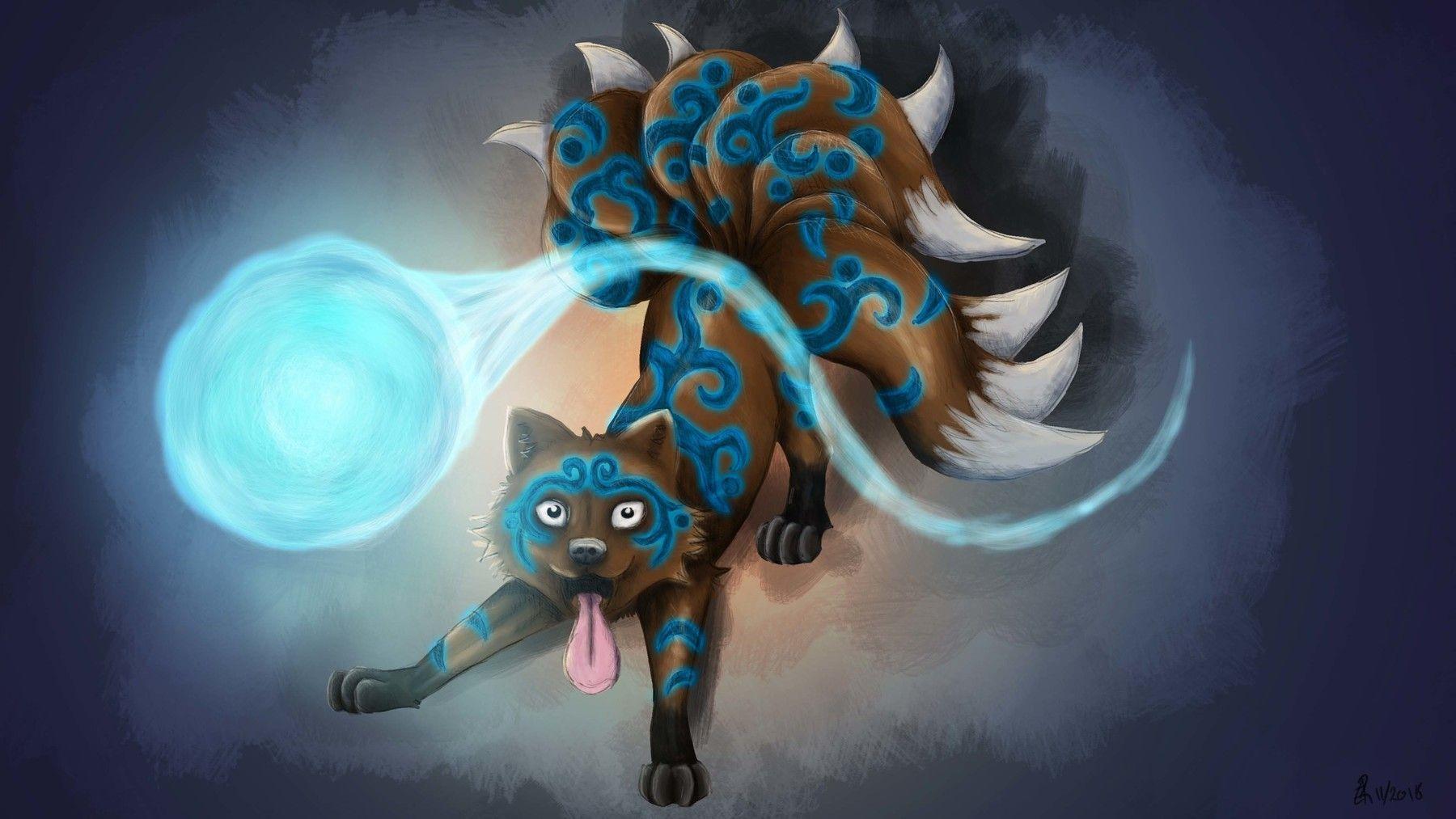 1800x1013 4K Kitsune Wallpaper