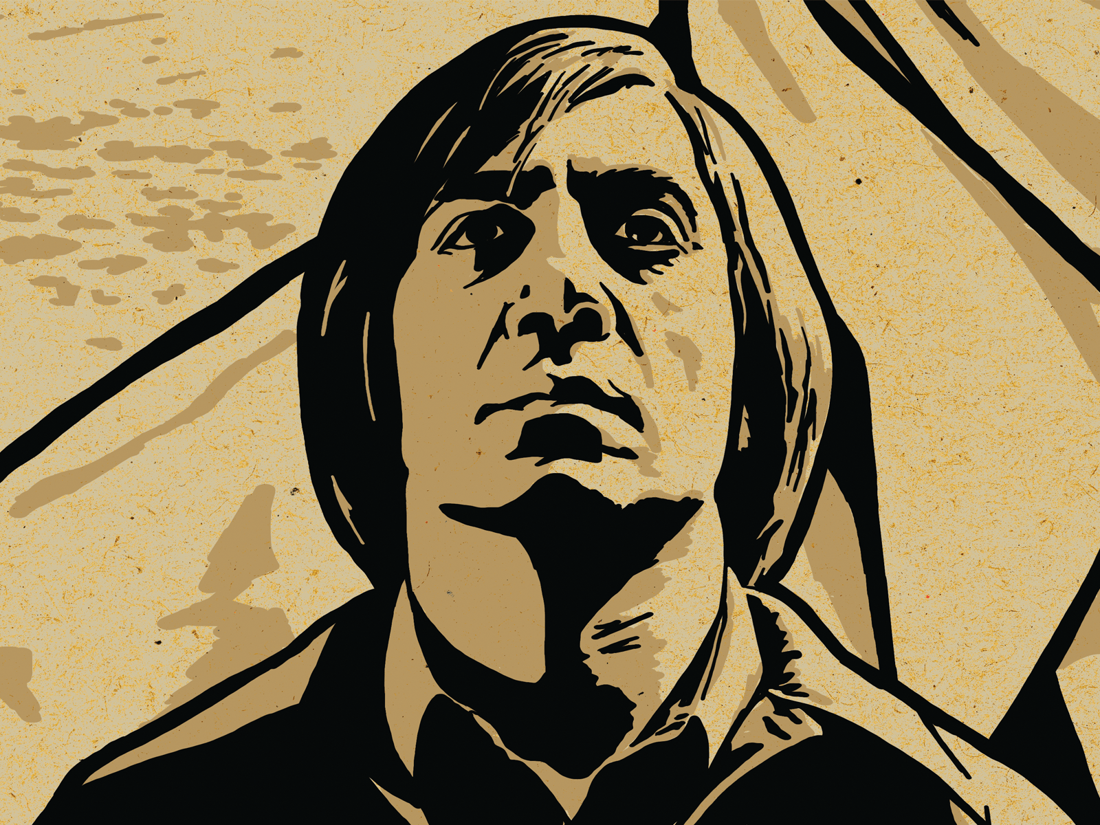 1600x1200 Javier Bardem (Anton Chigurh), No Country for Old Men by Kevin Spahn on Dribbble