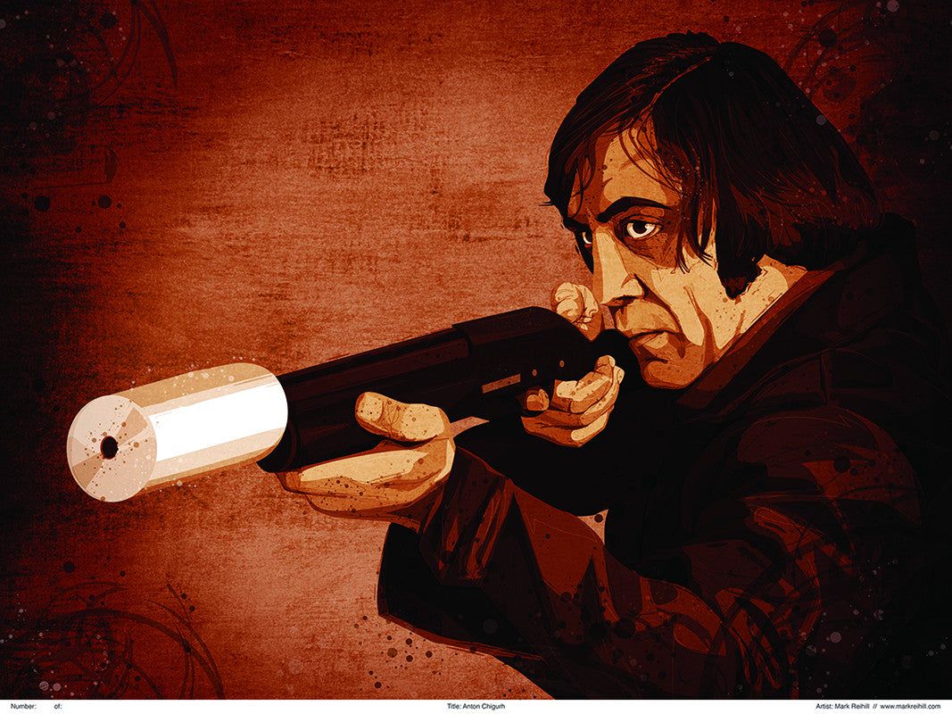 1067x800 Hunters: Anton Chigurh by Mark Reihill Complex Gallery