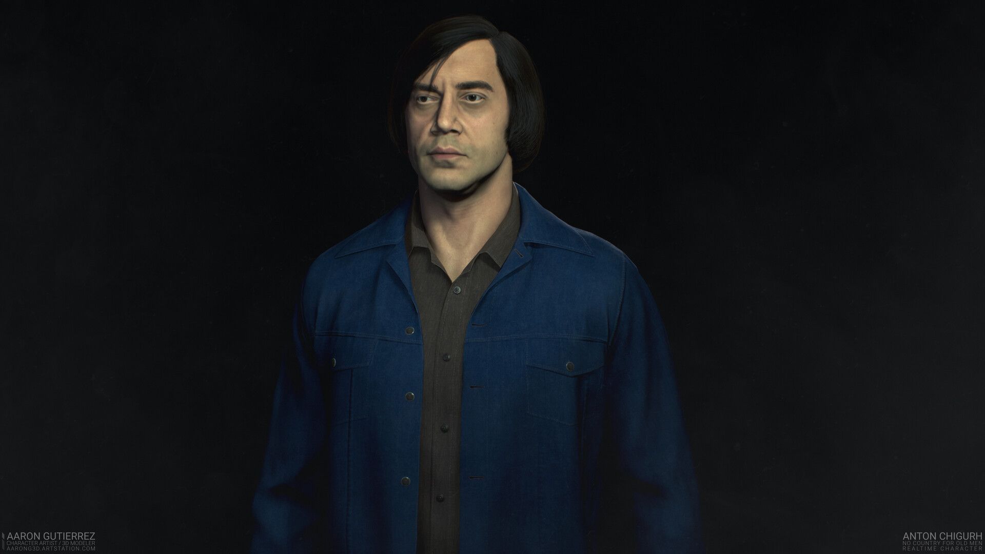 1920x1080 Aaron Gutierrez Chigurh. No Country For Old Men