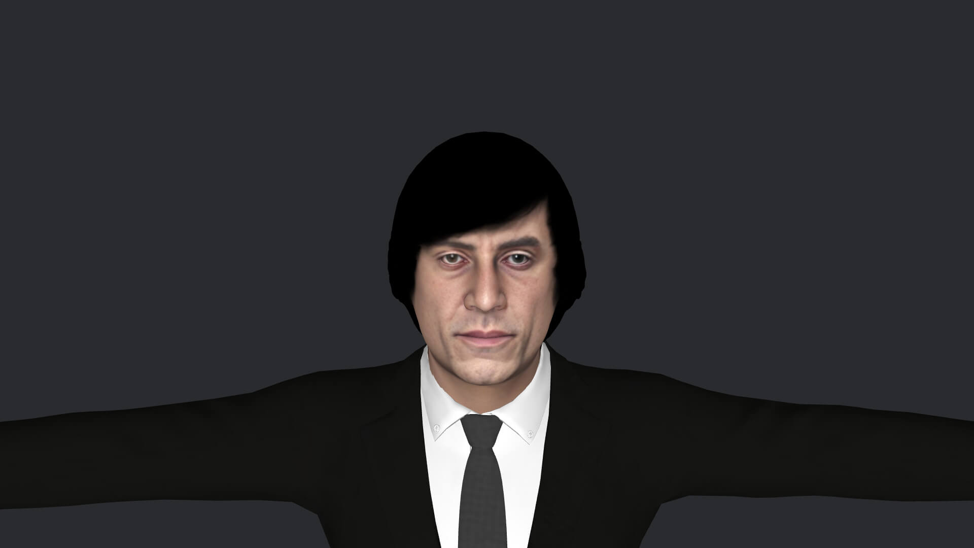 1920x1080 Anton Chigurh Realistic Full Body Fully Rigged Character Model