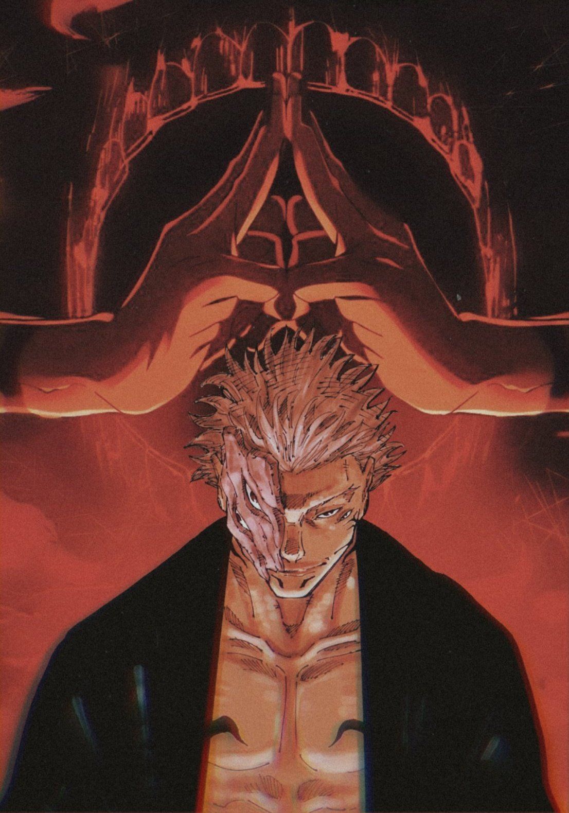 1106x1580 Sukuna True Form Wallpaper