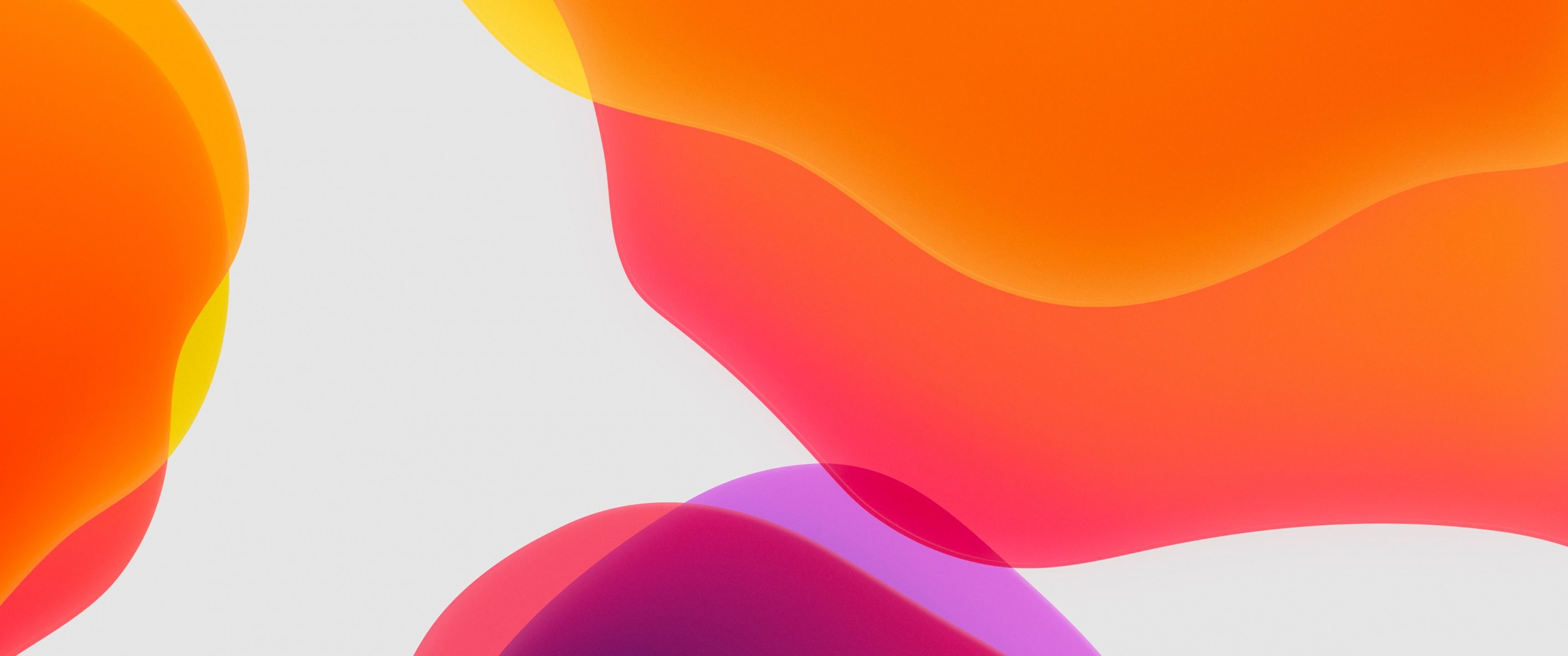 3440x1440 Orange Abstract Background 4K UHD Wallpaper for UltraHD Desktop and TV and Triple : Smartphone and Tablet Devices