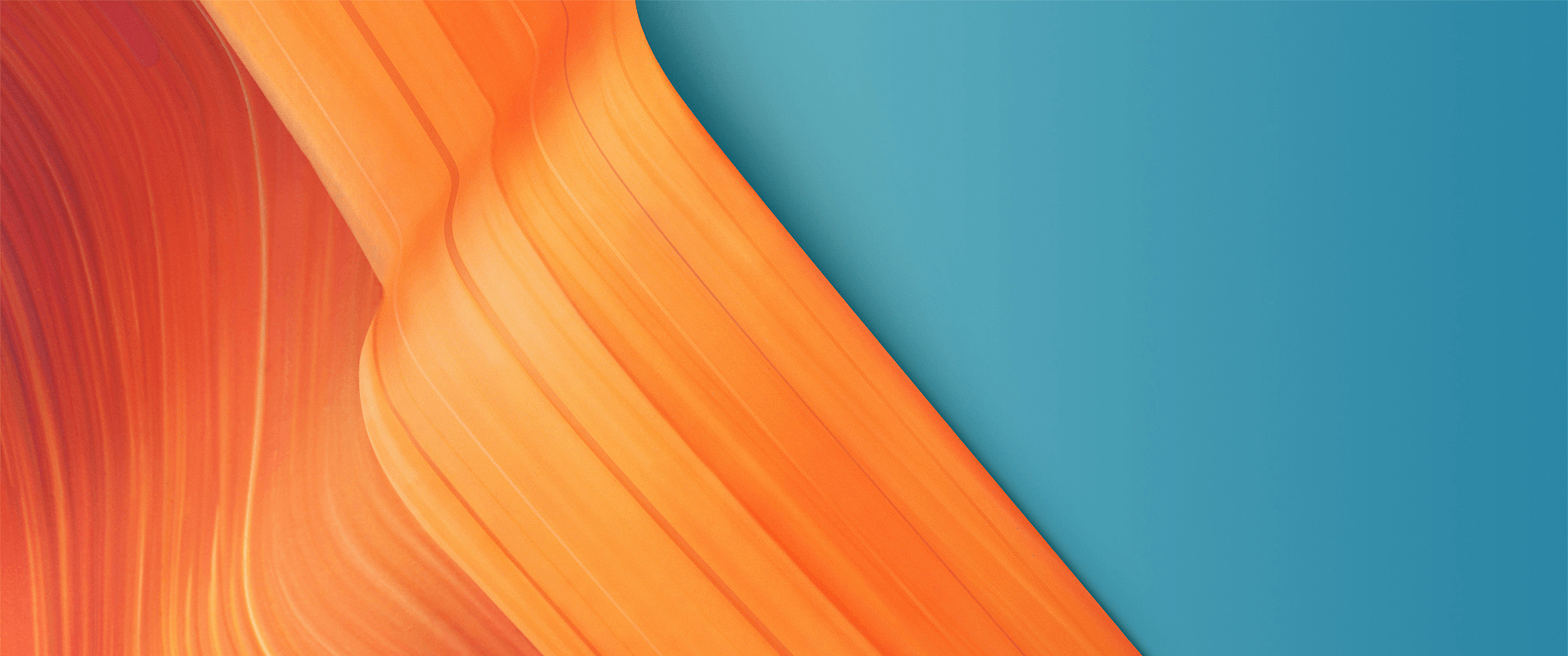 3440x1440 Teal Orange Wallpaper, HD Background