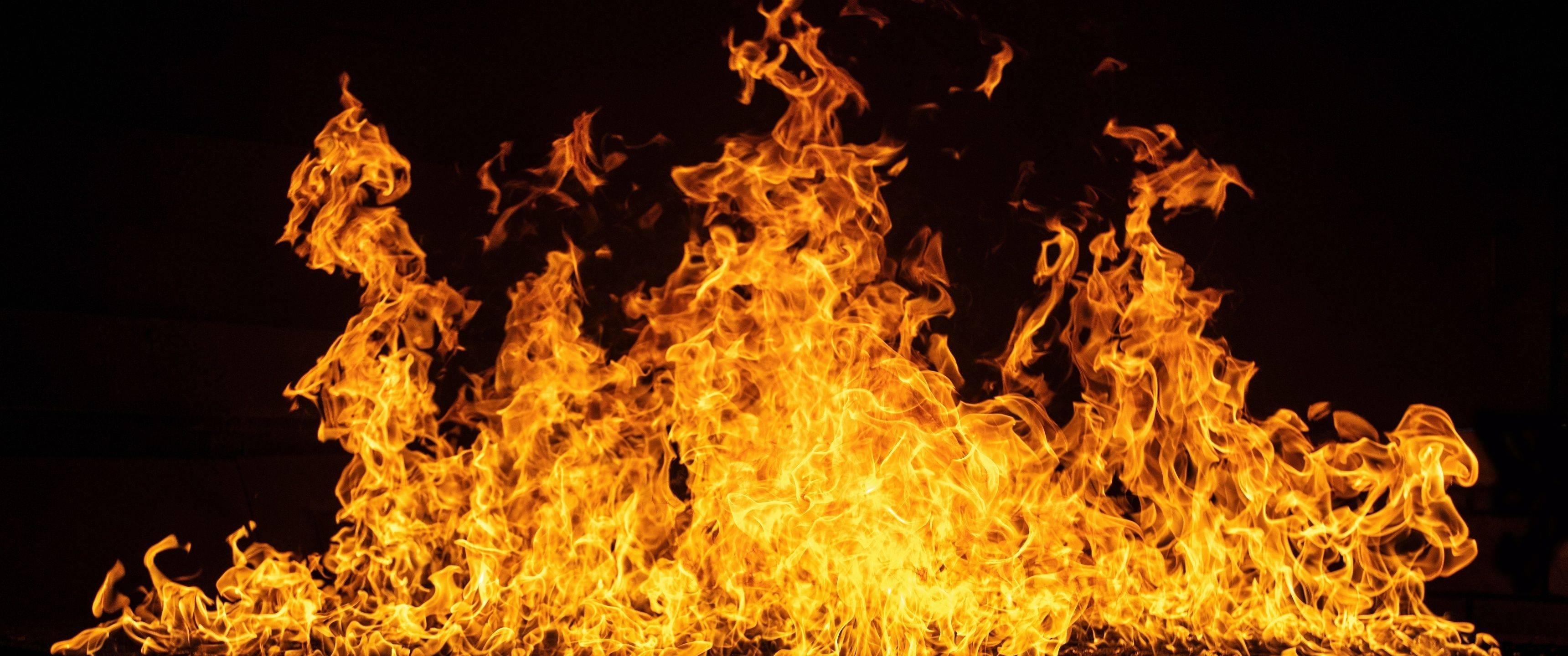3440x1440 Flame Wallpaper