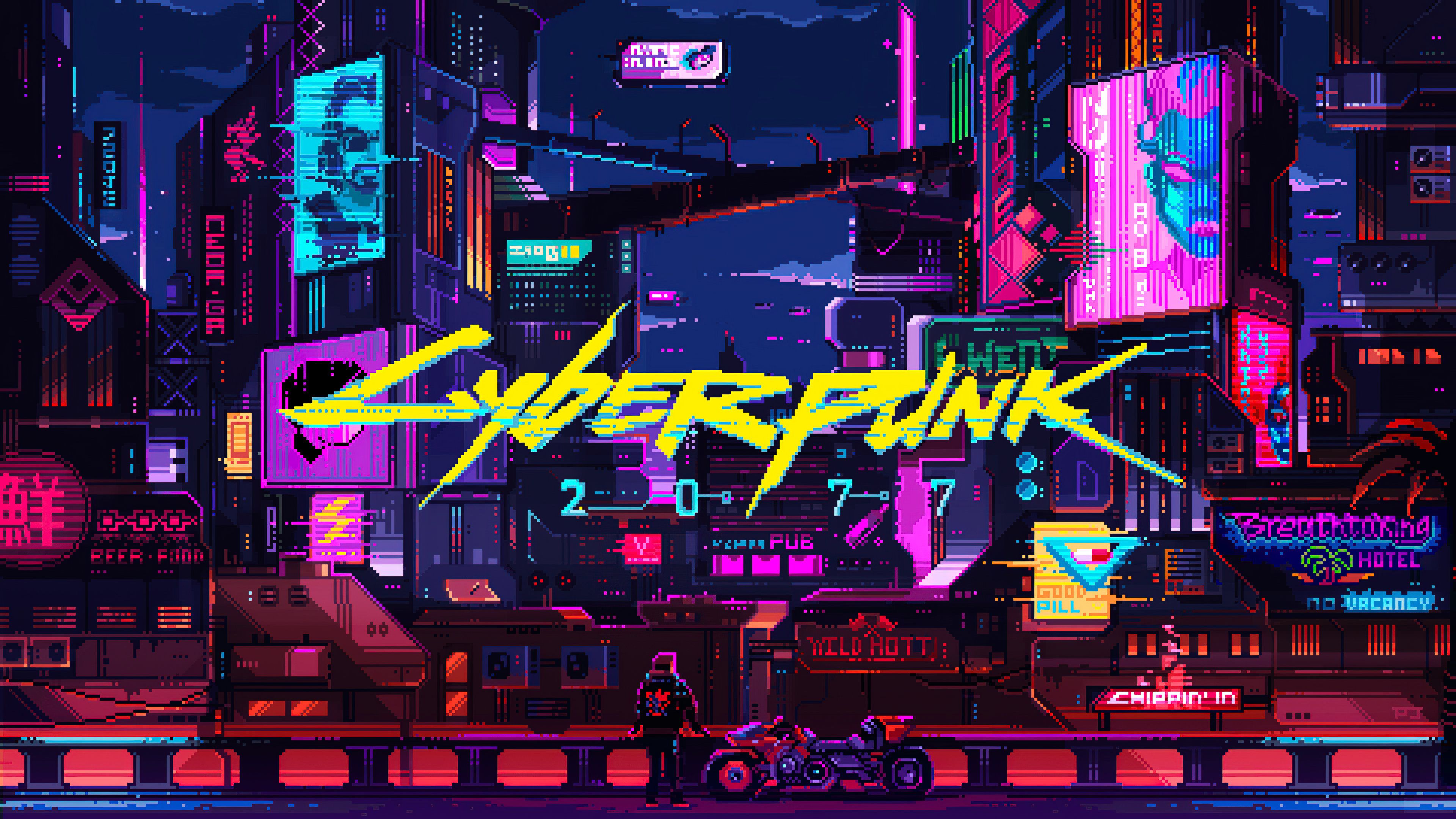 3840x2160 Cyberpunk 2077 16bit 1440P Resolution , HD 4k Wallpaper, Image, Background, Photos and Picture