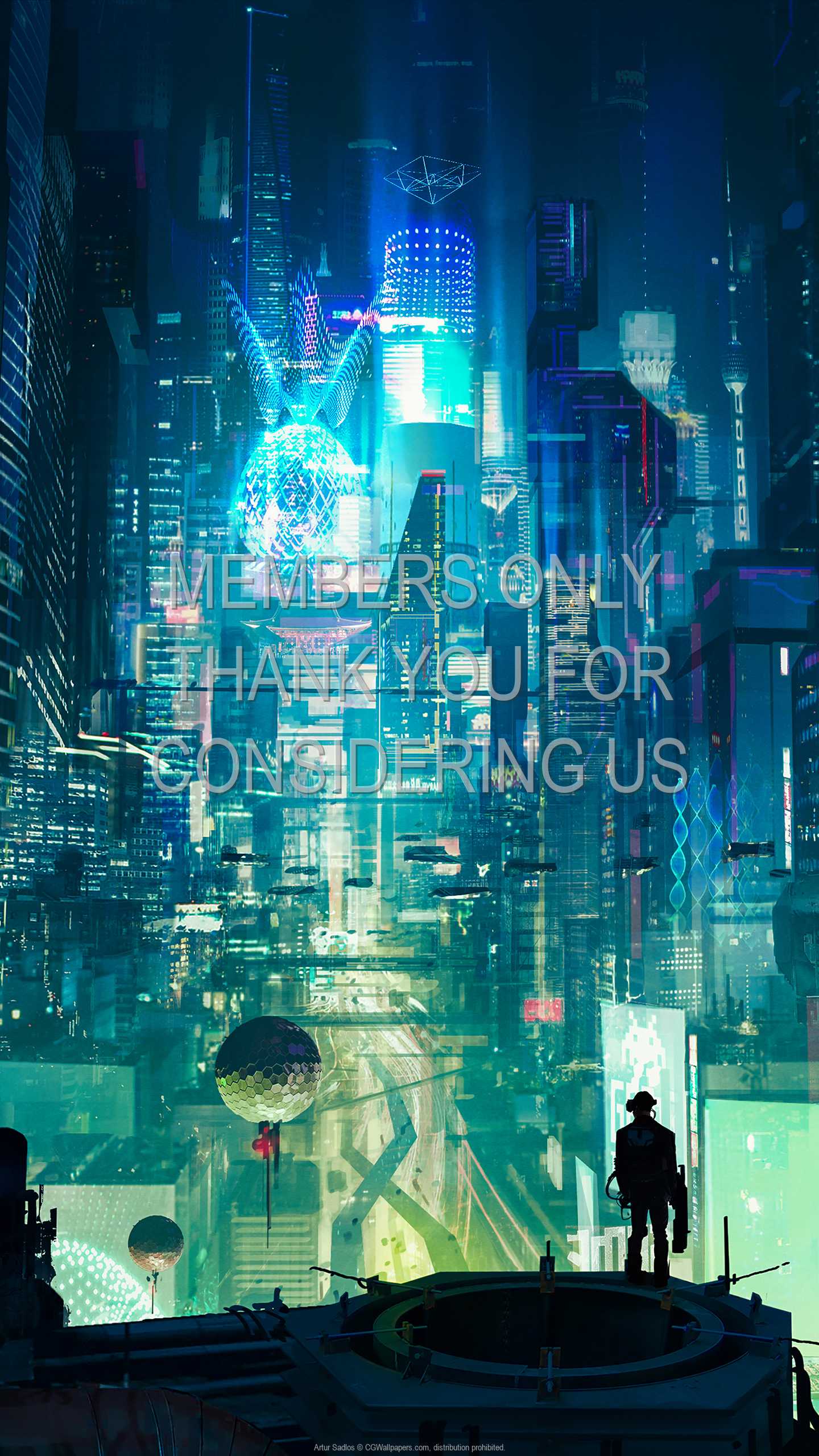1440x2560 Cyberpunk Vertical Wallpaper