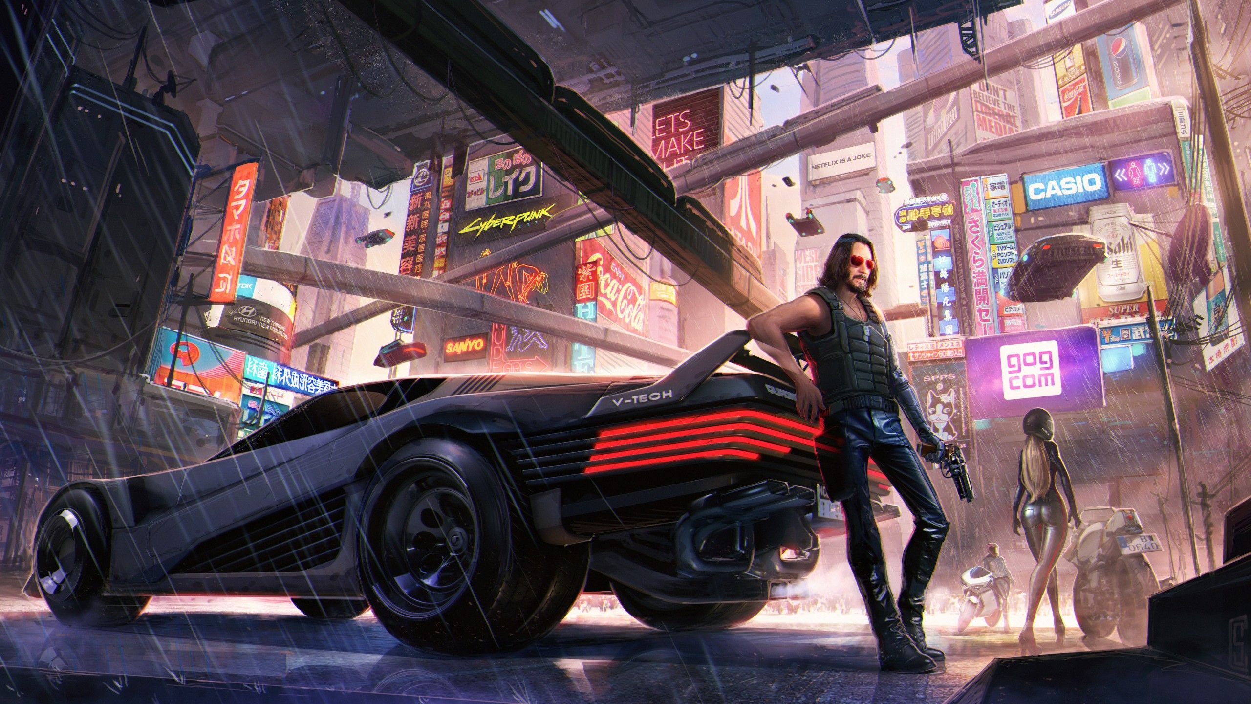 2560x1440 Cyberpunk 2077 Keanu Reeves 4K HD Cyberpunk 2077 Wallpaper