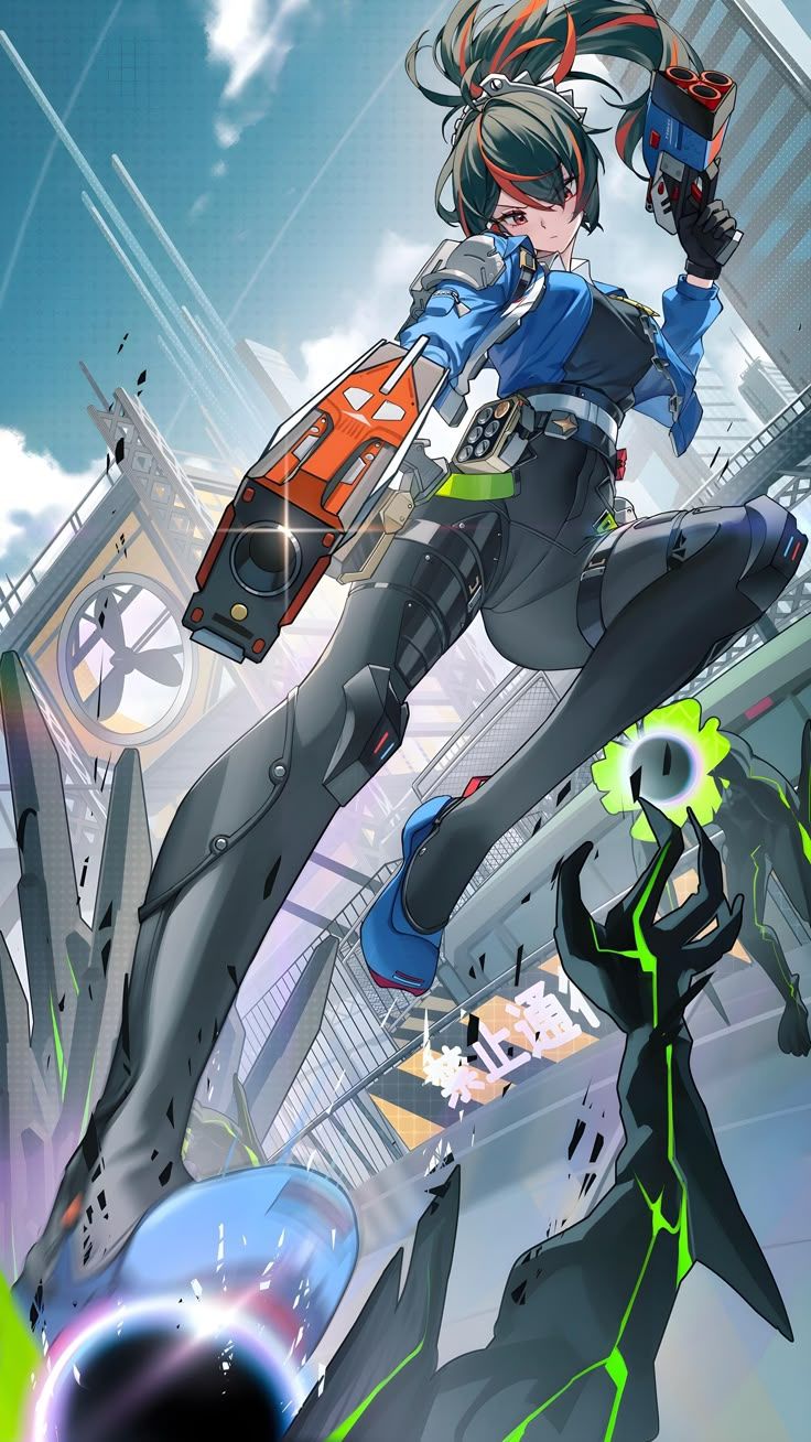 736x1308 Zhu Yuan [Zenless Zone Zero] (2250×4000)