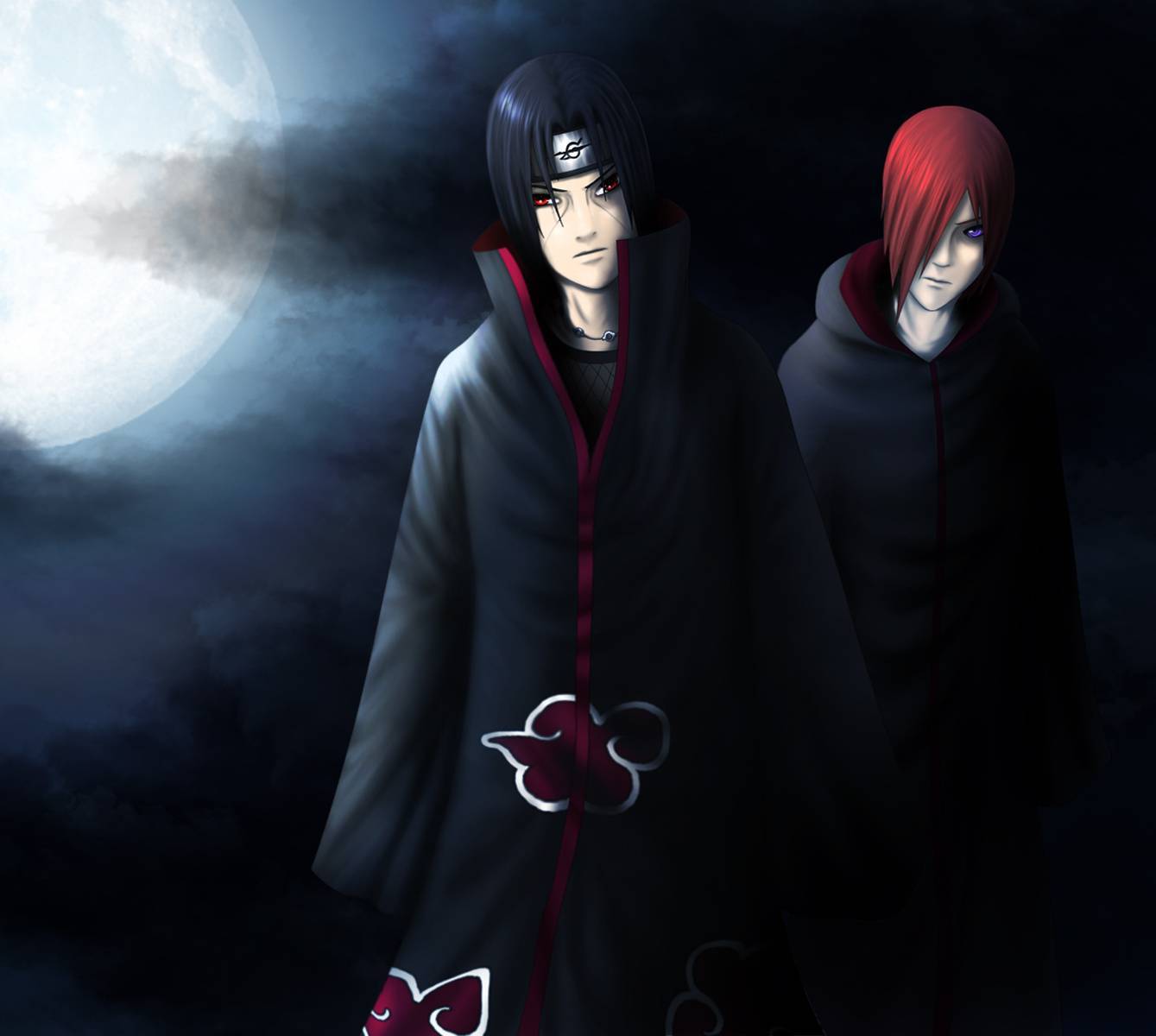 1339x1200 Itachi And Nagato Wallpaper