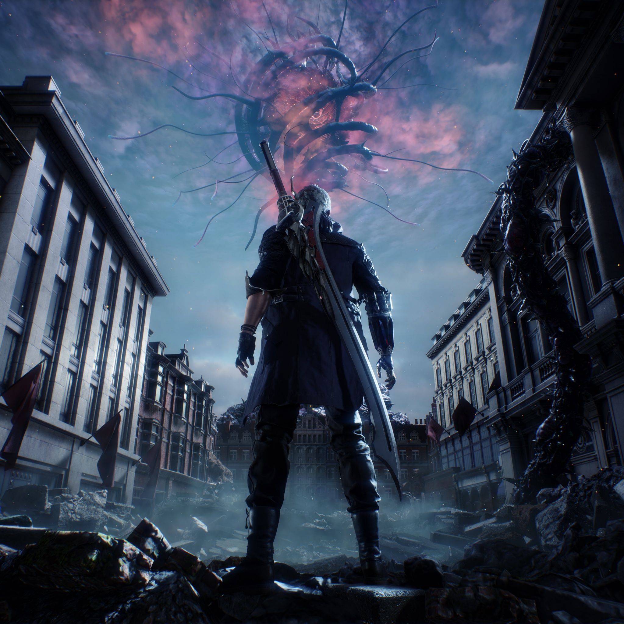2048x2048 Nero Wallpaper 4K, Devil May Cry 5