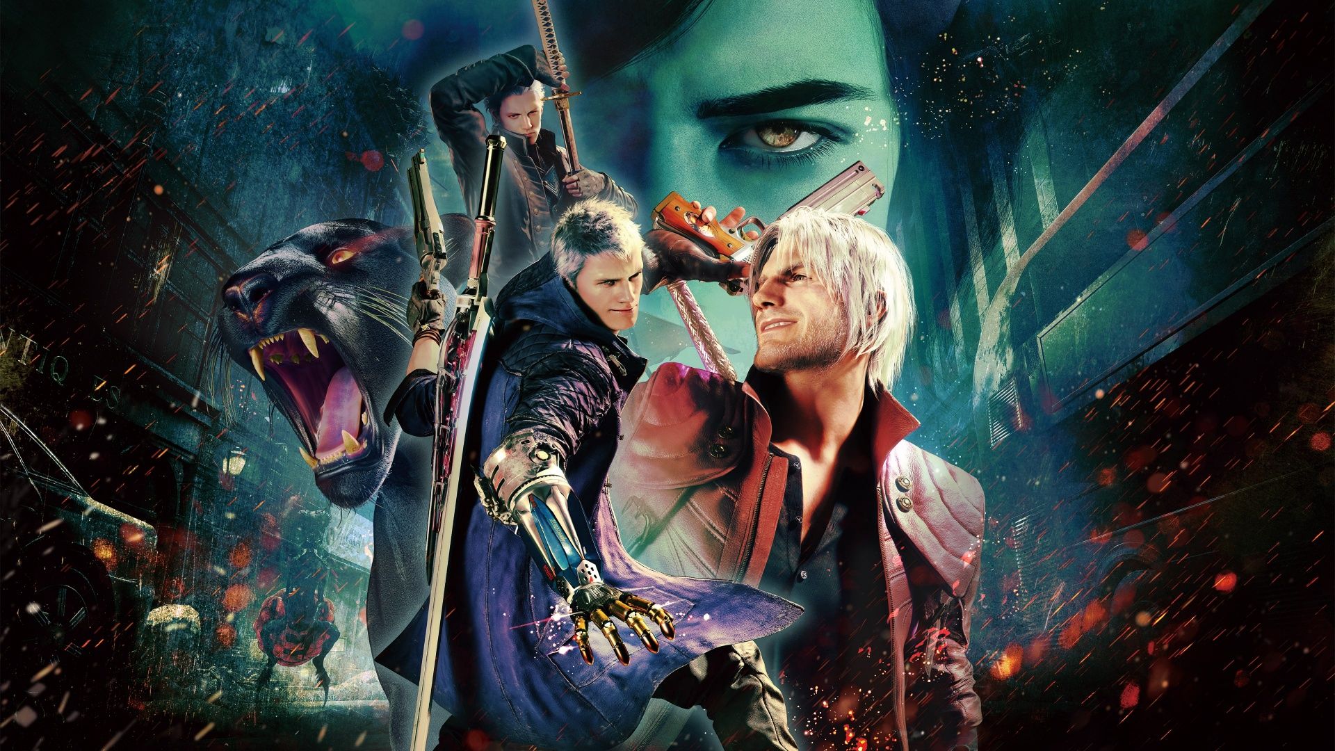1920x1080 Devil May Cry 5 Wallpaper 4K, Special Edition, Nero, Dante