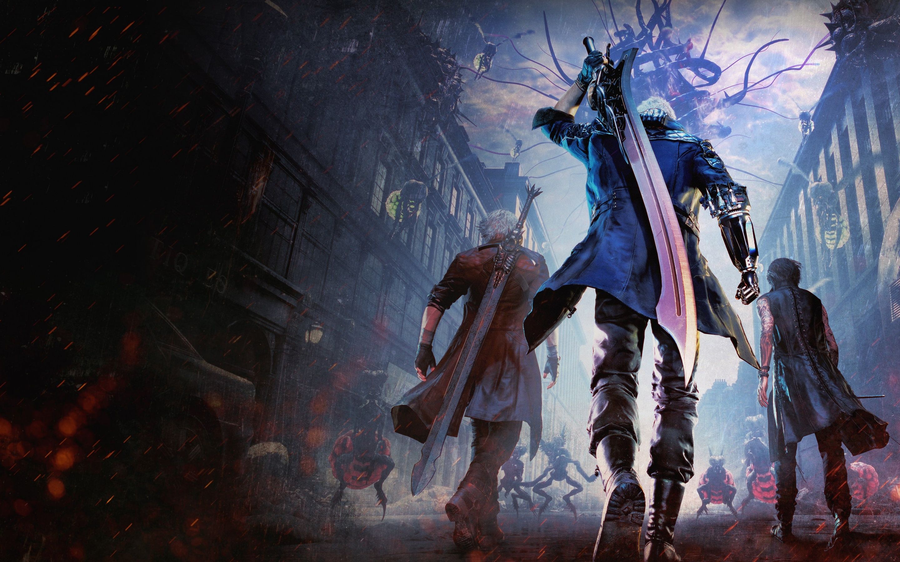 2880x1800 Devil May Cry 5 Wallpaper 4K, Official, Nero, Dante