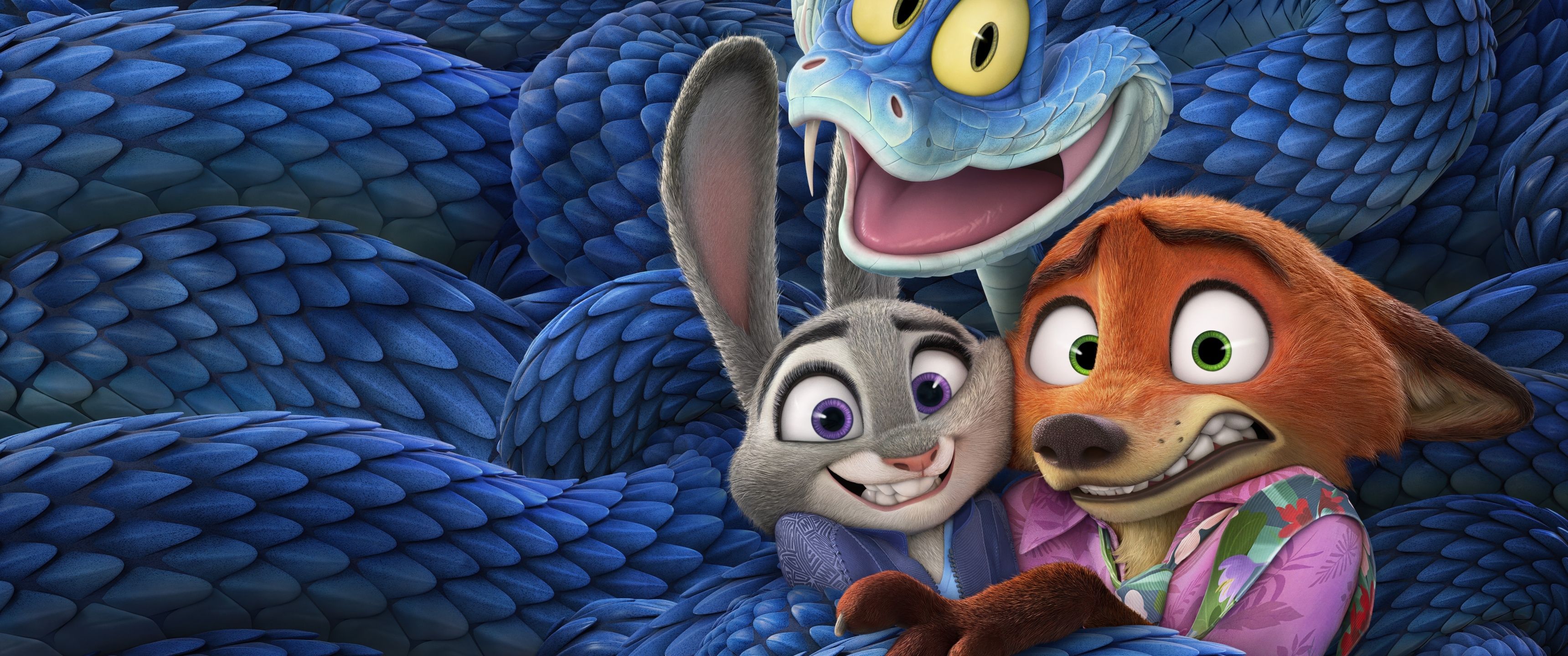 3440x1440 Zootopia 2 Wallpaper 4K, Gary De'Snake, 2025 Movies