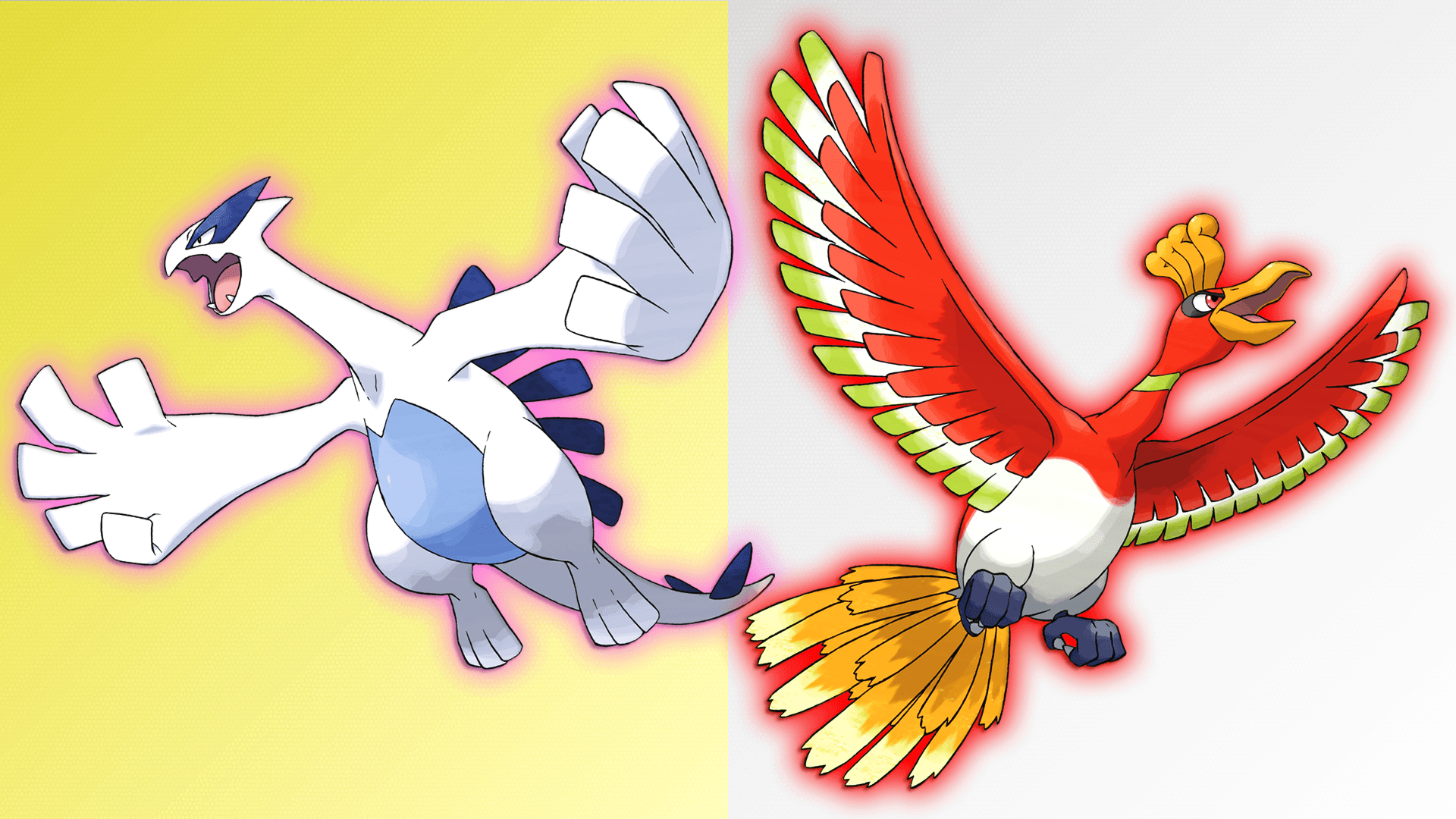 1920x1080 Lugia And Ho Oh Wallpaper