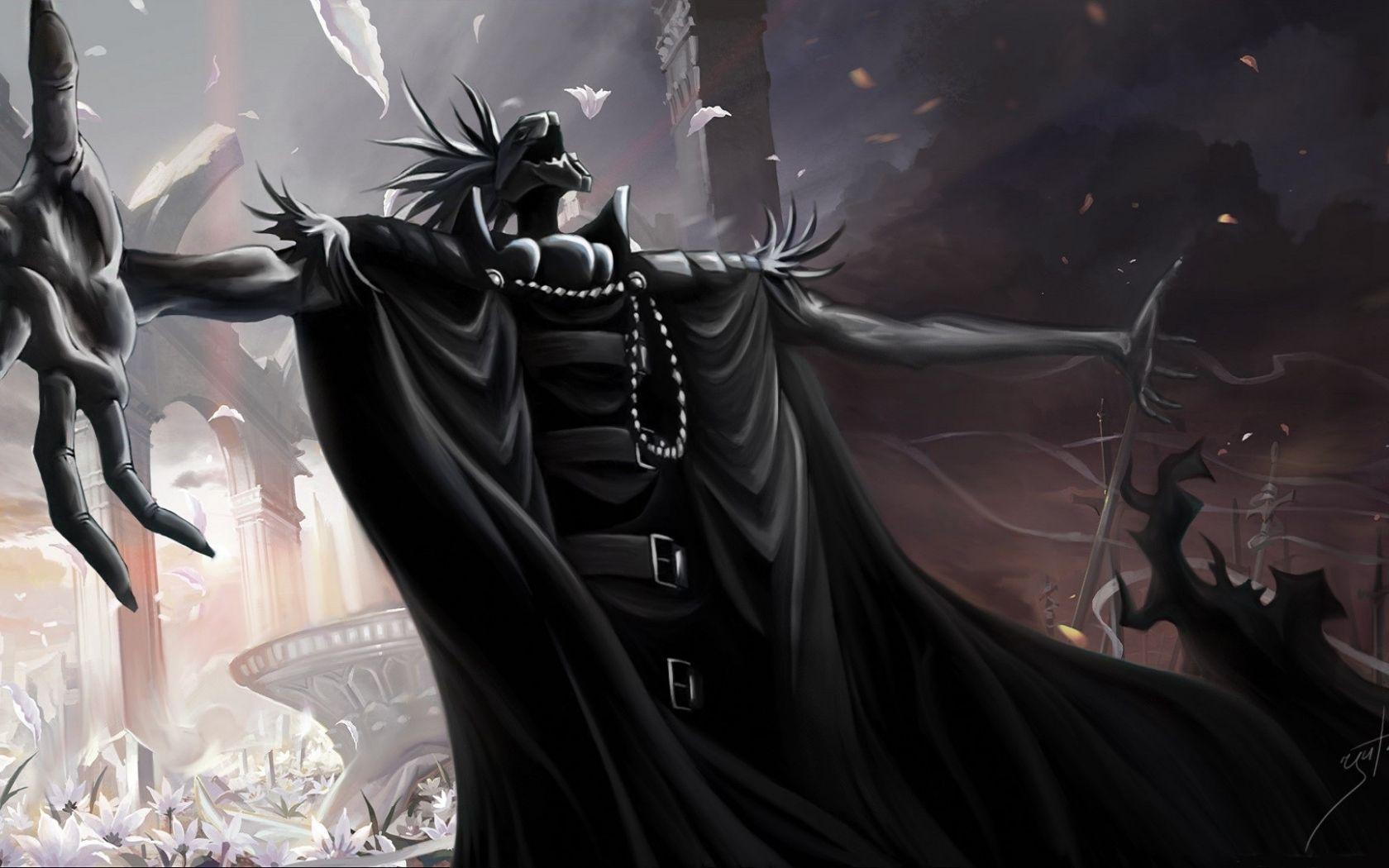 1680x1050 Free download Dark Lord in the anime Deus Ex Machina wallpaper