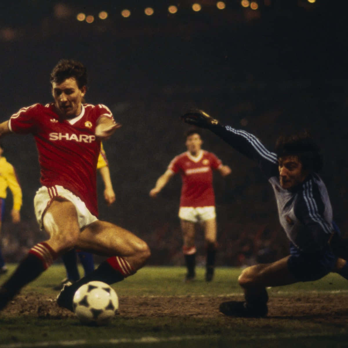 1200x1200 Download Legendary Footballer Bryan Robson Wallpaper