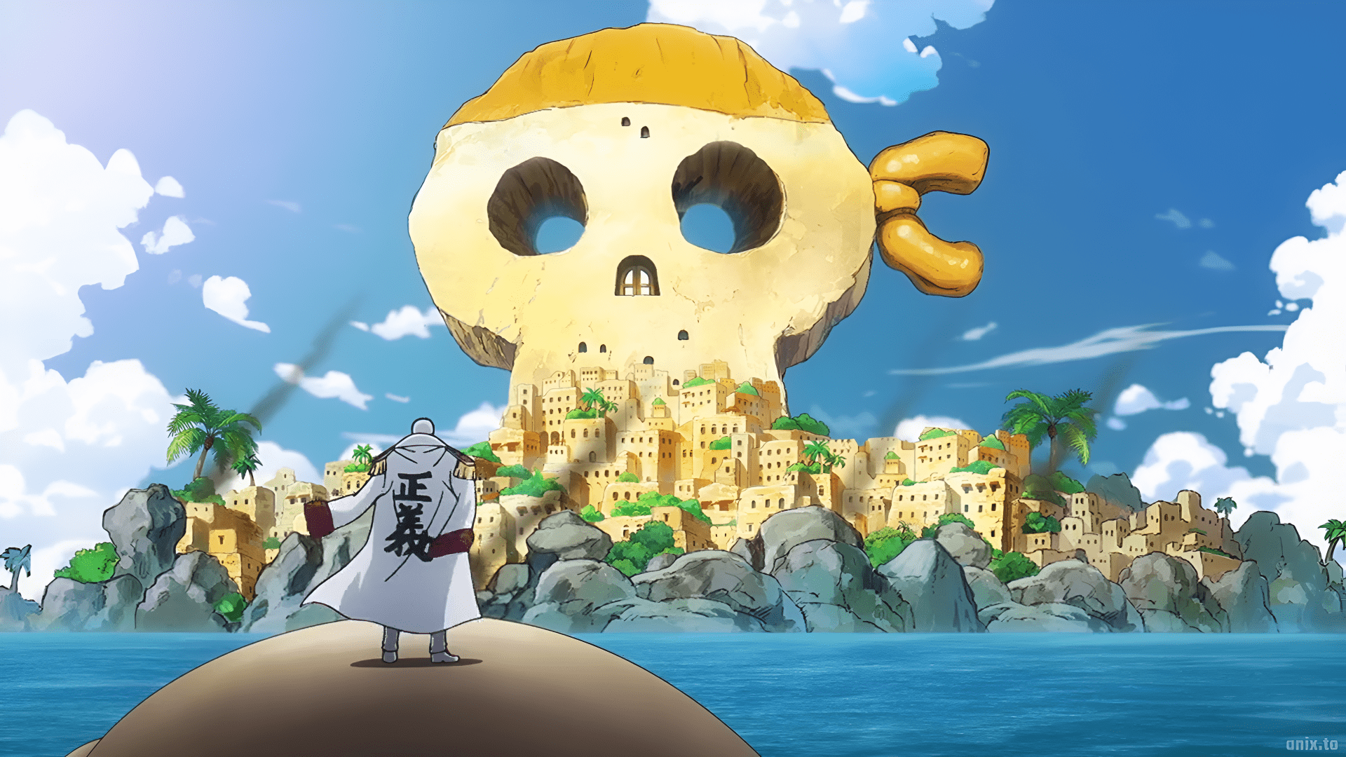 1920x1080 One Piece 4K Ultra HD: Pirate Skull Island Adventure Wallpaperx2160