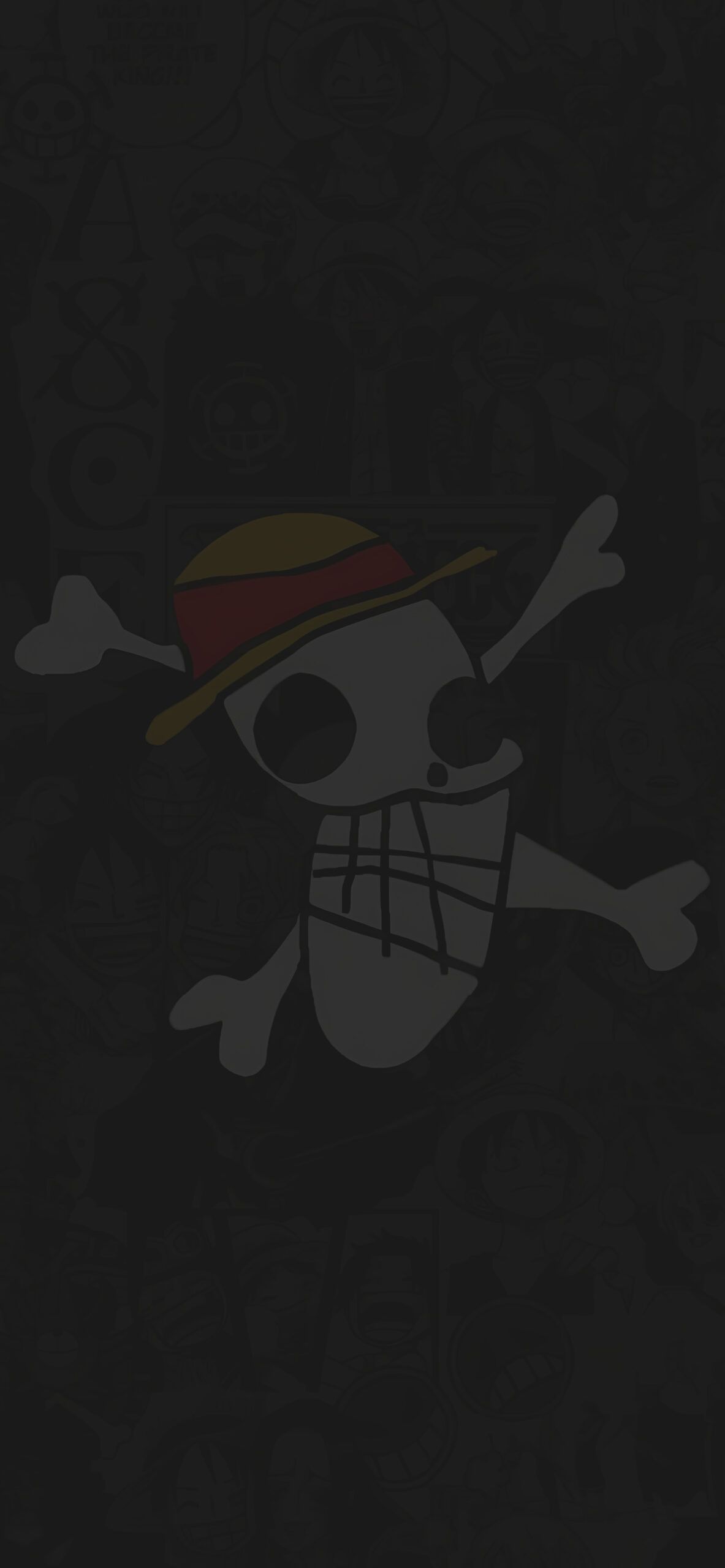 1183x2560 One Piece Straw Hat Skull Wallpaper Anime Wallpaper