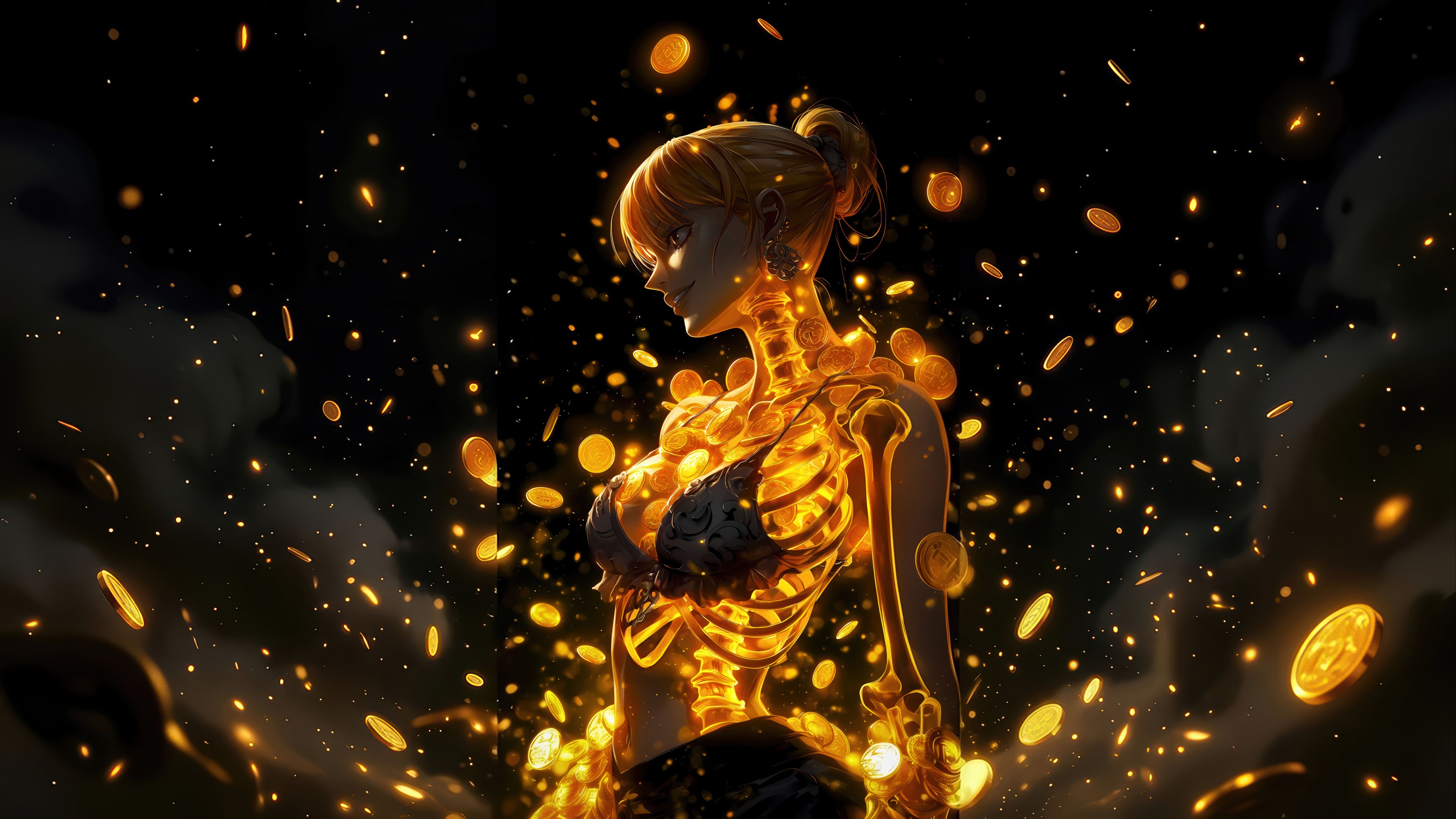 3840x2160 Nami One Piece Skull Wallpaper 4K HD PC