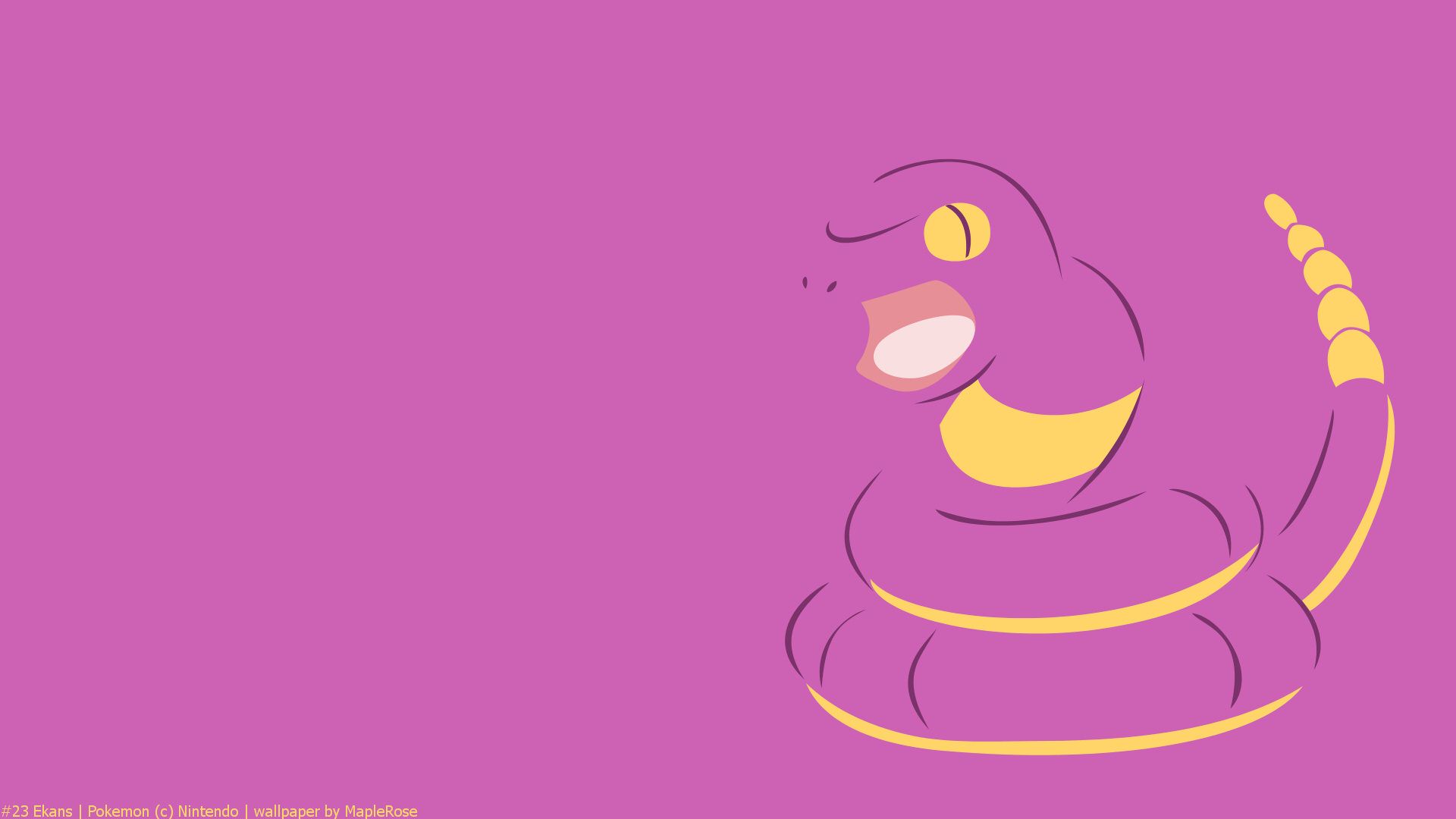 1920x1080 Ekans. PokéWalls