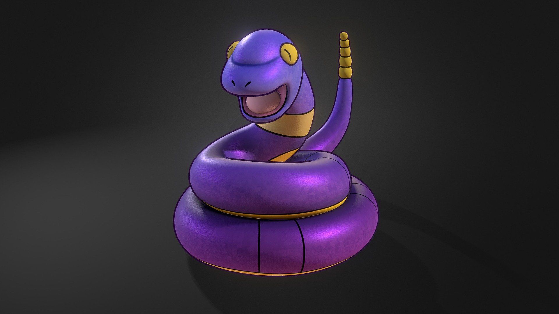 1920x1080 Ekans Pokemon model by 3Dlogicus [95a4e51]