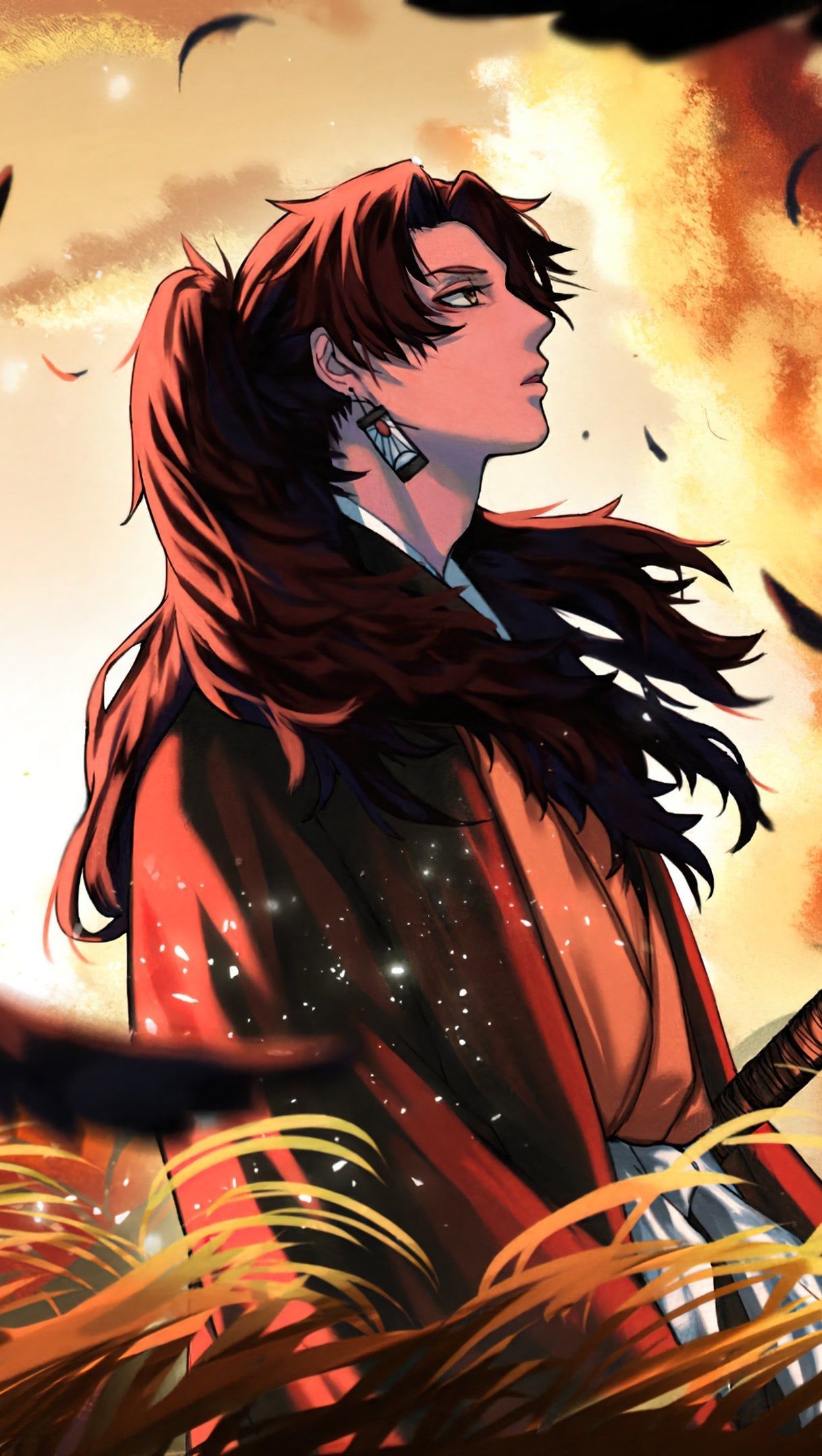 1220x2160 Yoriichi Tsugikuni from Kimetsu no Yaiba Anime Wallpaper 4K for iPhone and Mobile Phone