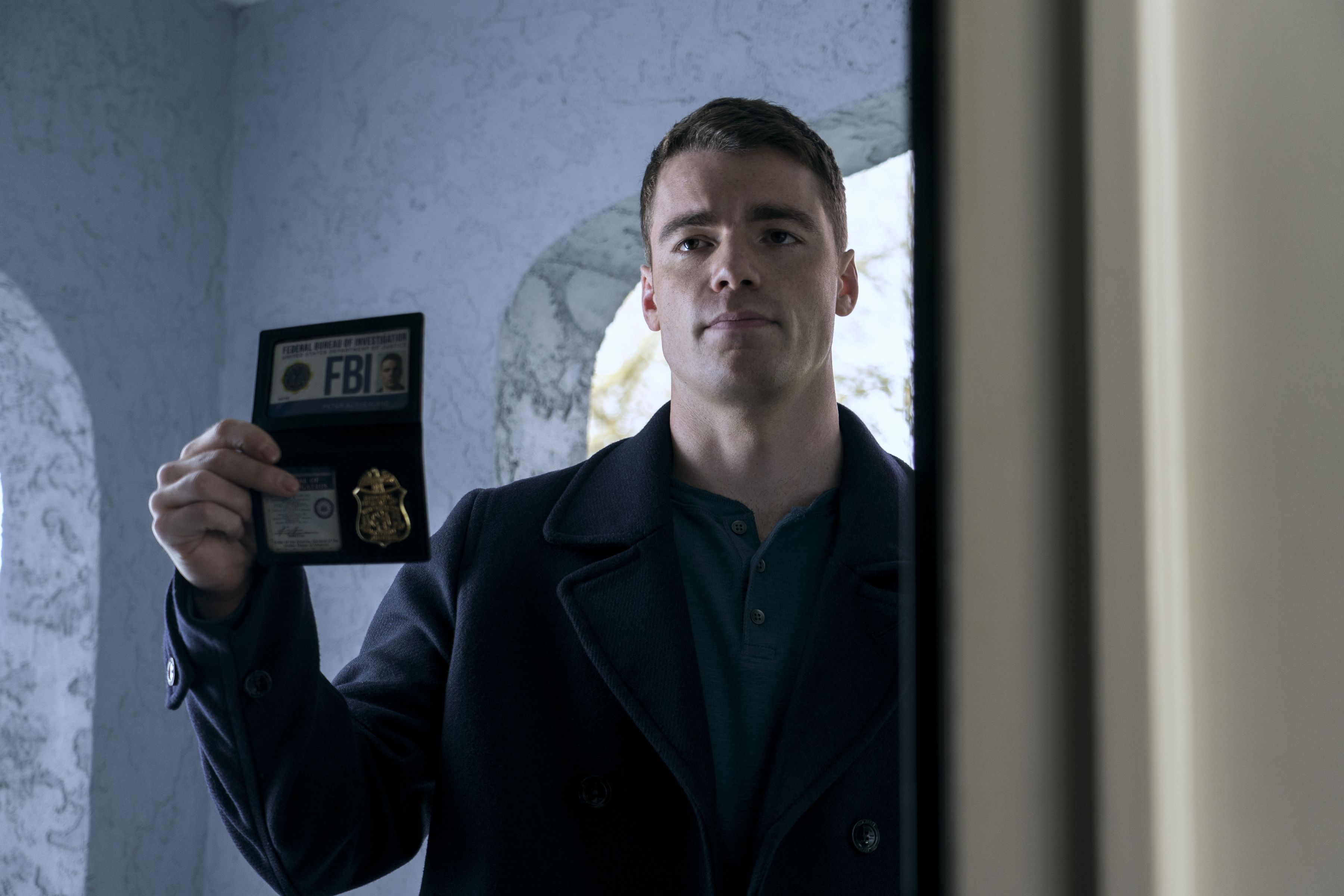 3600x2400 The Night Agent HD Wallpaper featuring Gabriel Basso as FBI Agentx2400