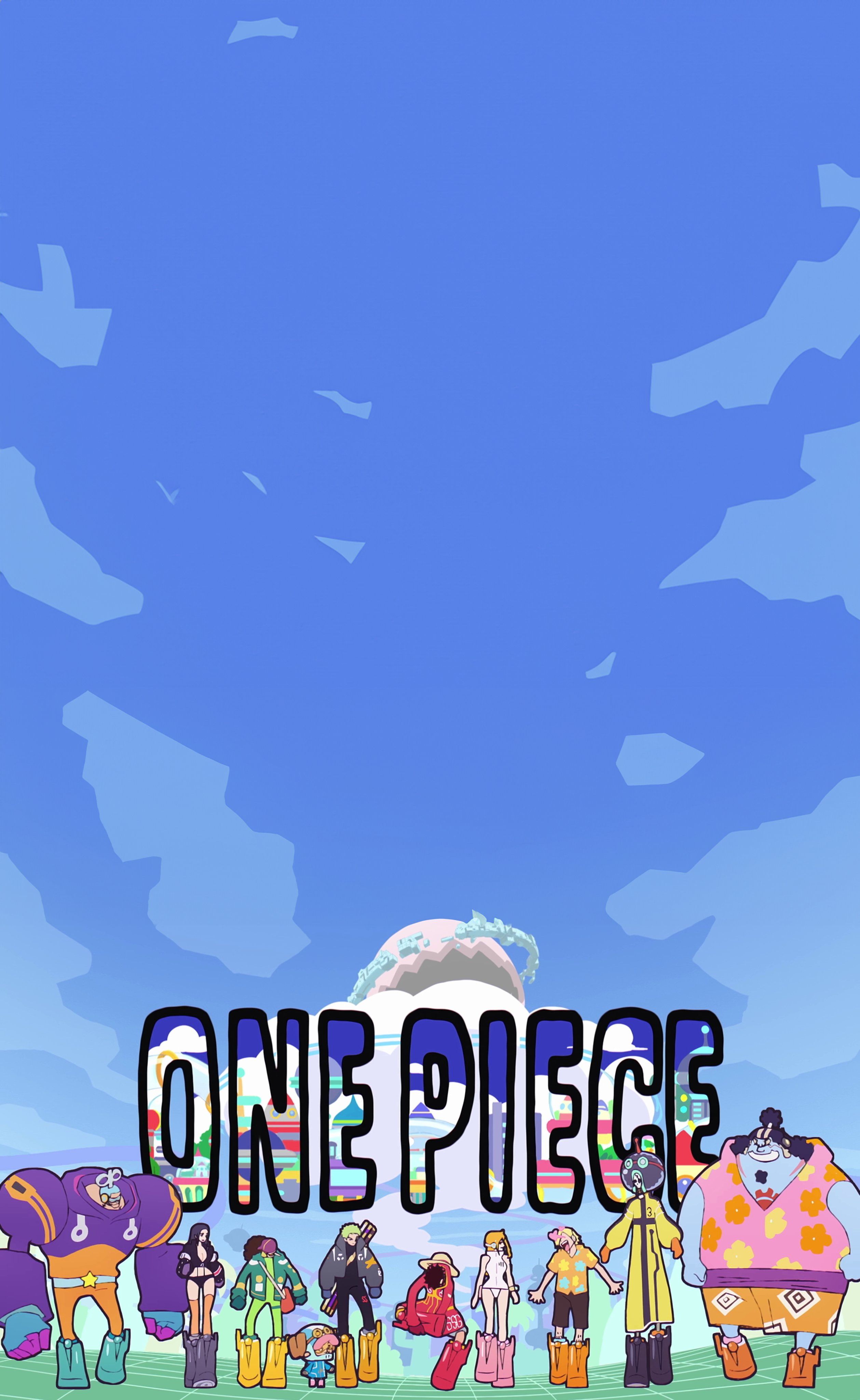 2517x4096 Luffy Egghead Mobile Wallpaper