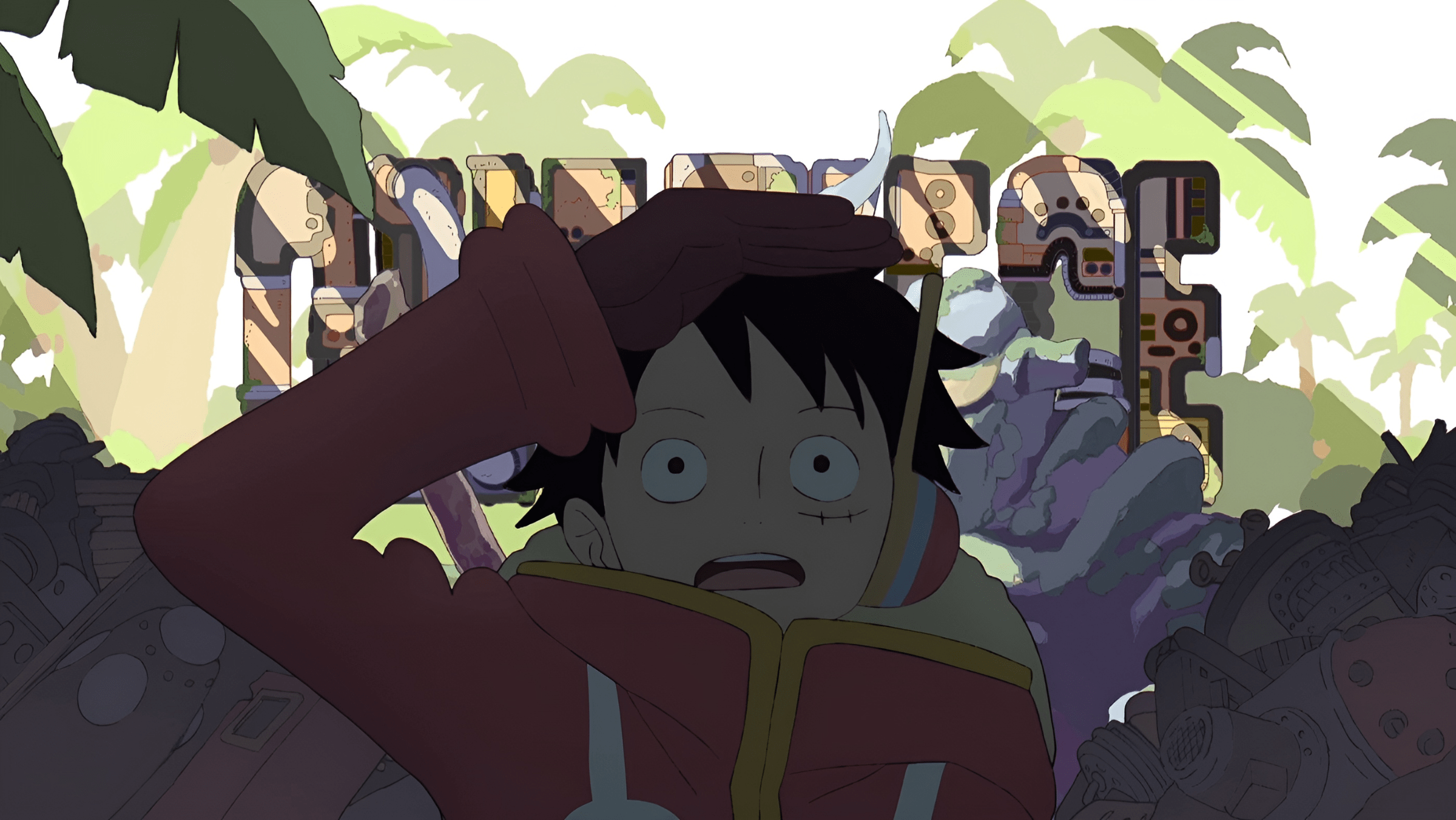 2400x1351 One Piece HD Wallpaper: Monkey D. Luffy Adventure Spiritx1351