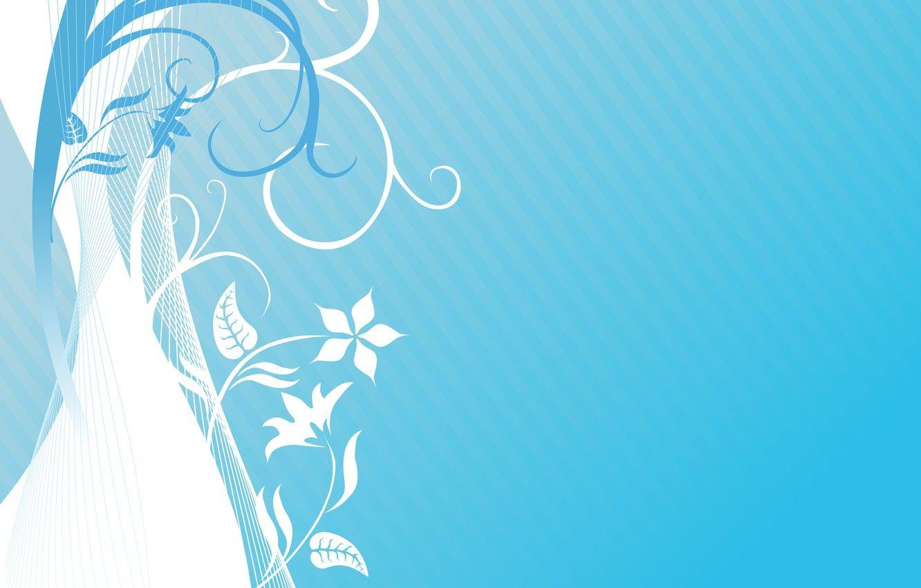 1332x850 Wallpaper flowers, texture, Light, blue, background, blue