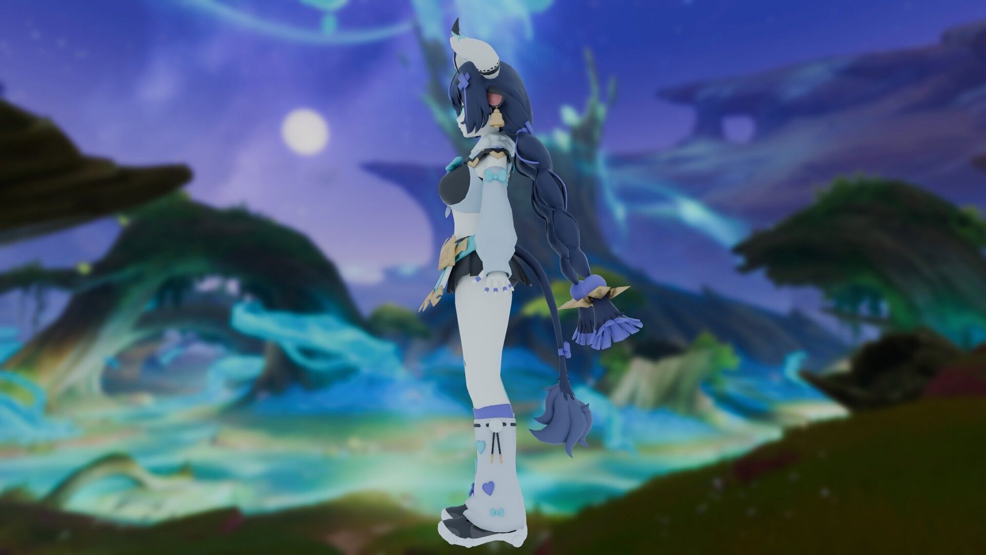 1920x1080 Varesa as Wanderer Impact 3D model