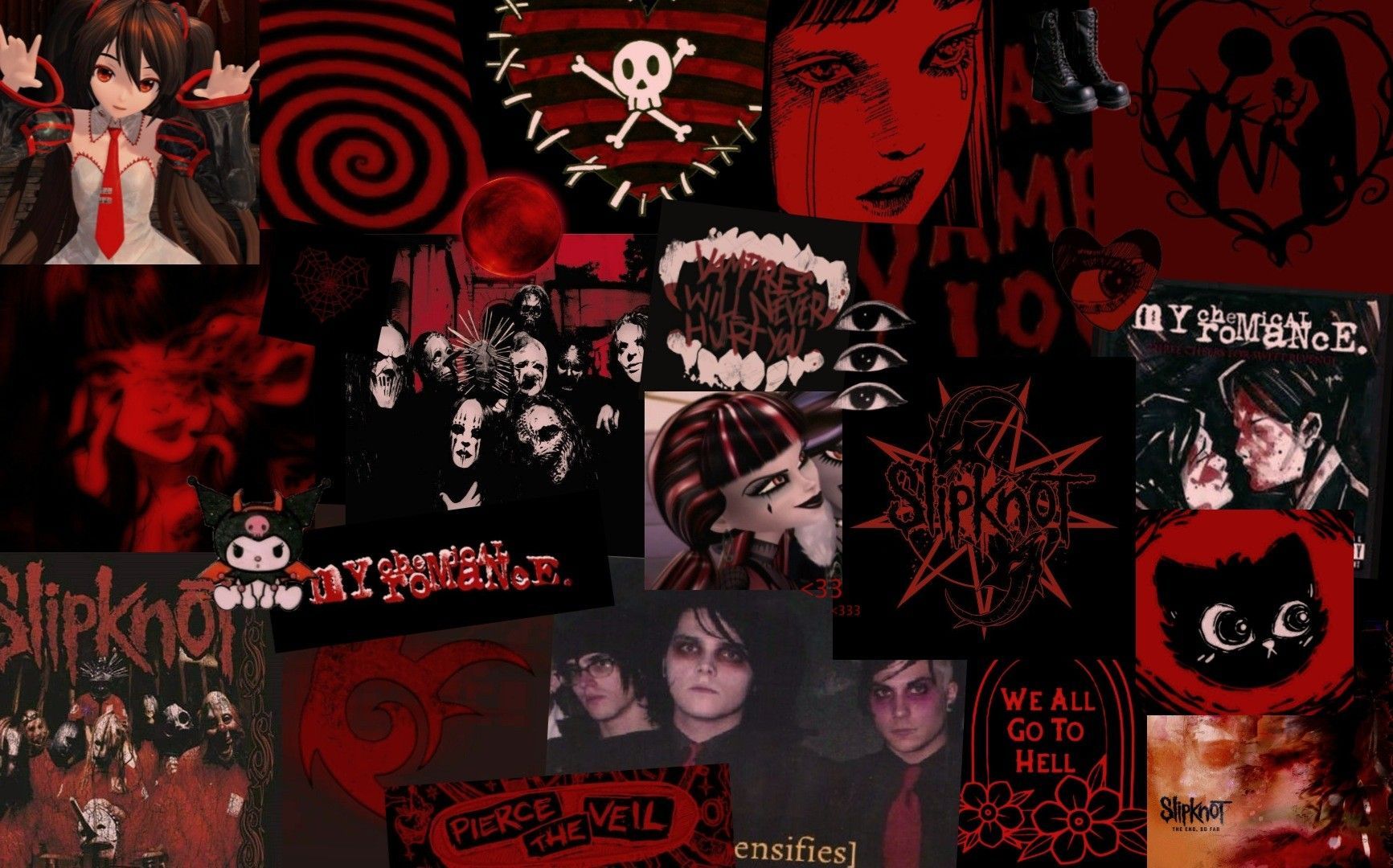 1733x1080 Aesthetic Emo PC Wallpaper