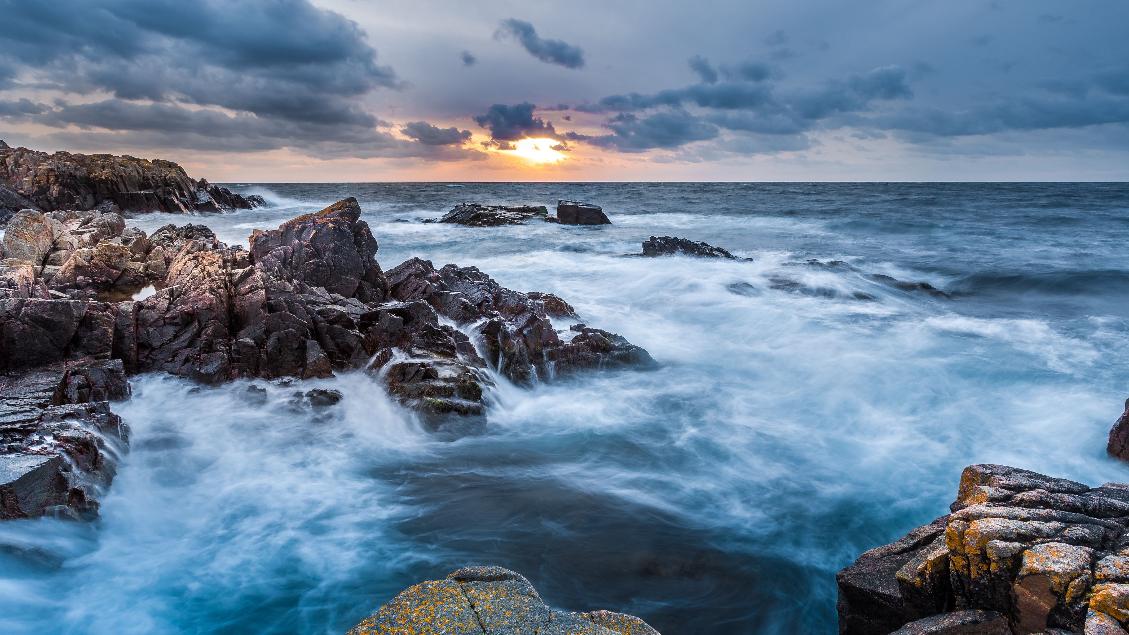 3840x2160 Kullaberg Nature Reserve Wallpaper 4K, Sweden, Seascape