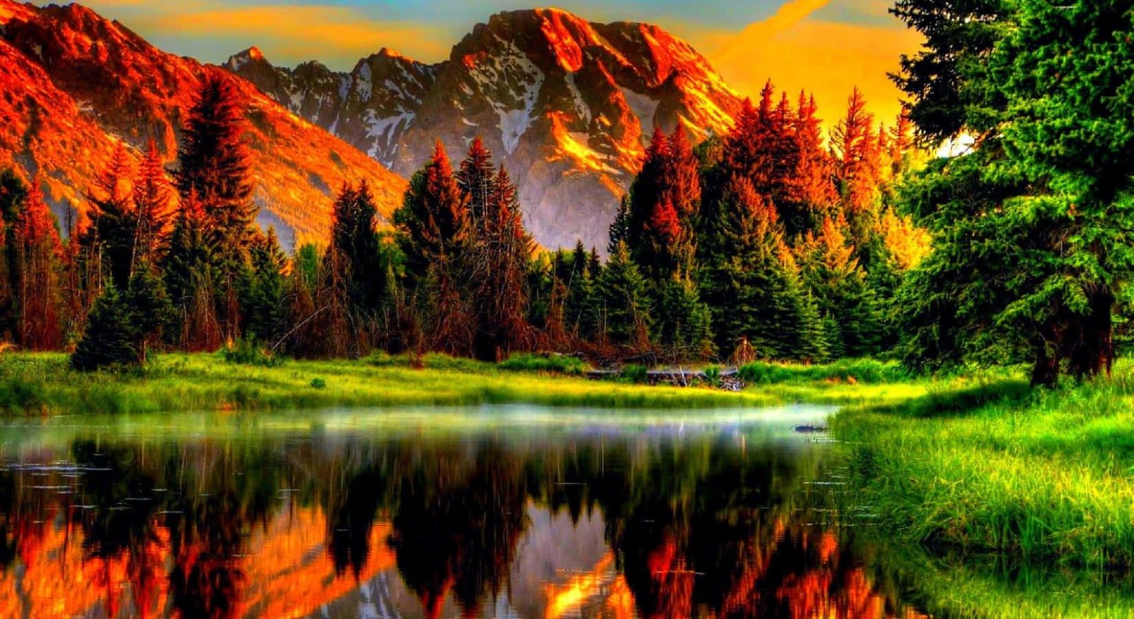 1649x900 Download A pictureque view of the mountains in Sweden