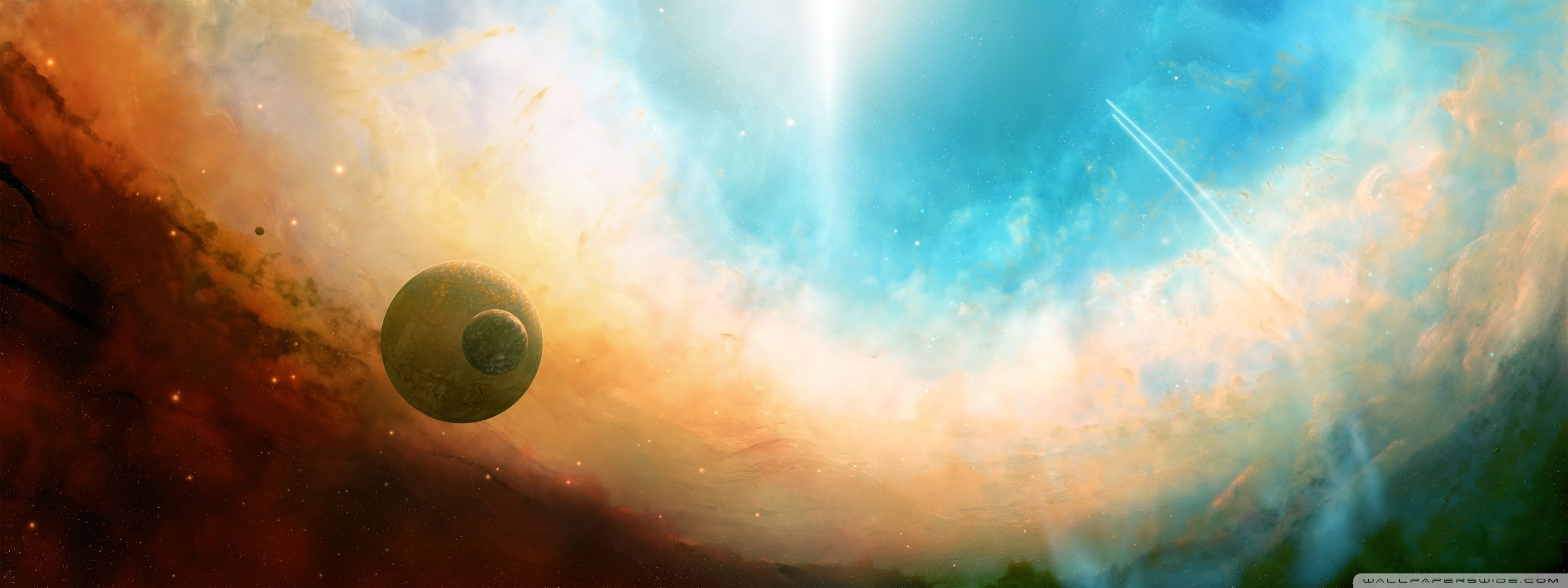 2880x1080 Beautiful Universe 4K UHD Wallpaper for UltraHD Desktop and TV : Smartphone and Tablet Devices