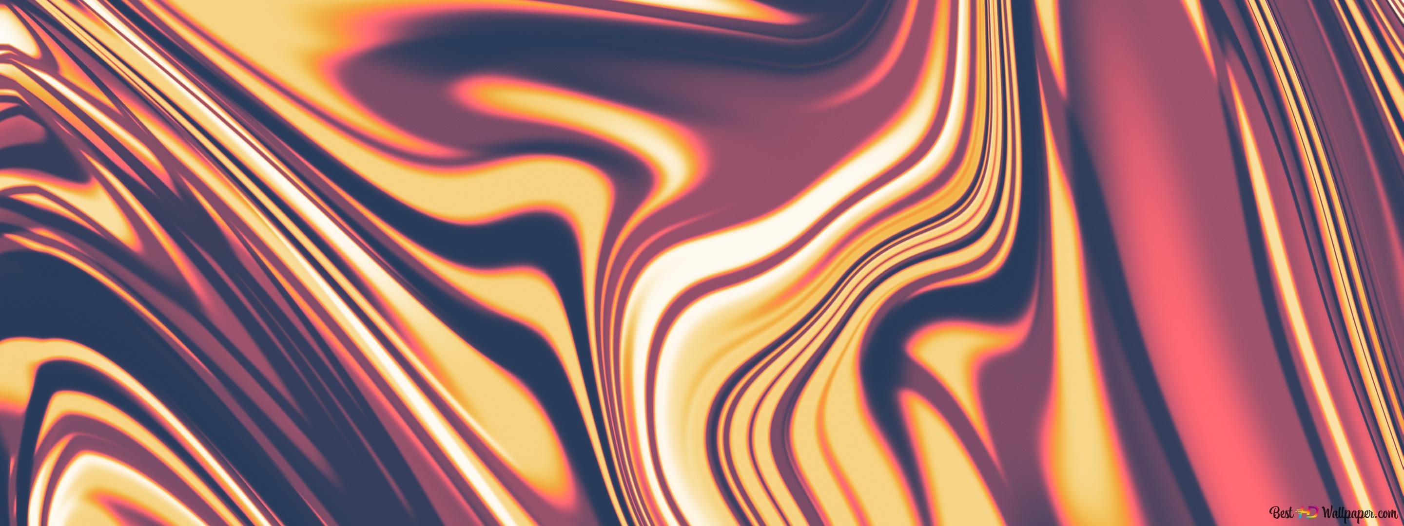 2880x1080 Digital art, abstract, colorful, liquid, modern covers background 4K wallpaper download