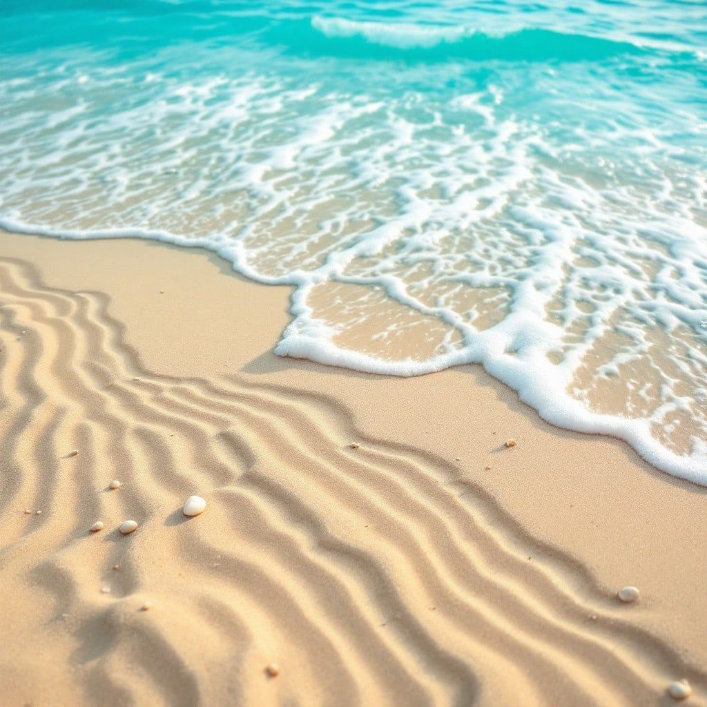 1024x1024 Free Turquoise Ocean Patterns Image, Waves, Turquoise