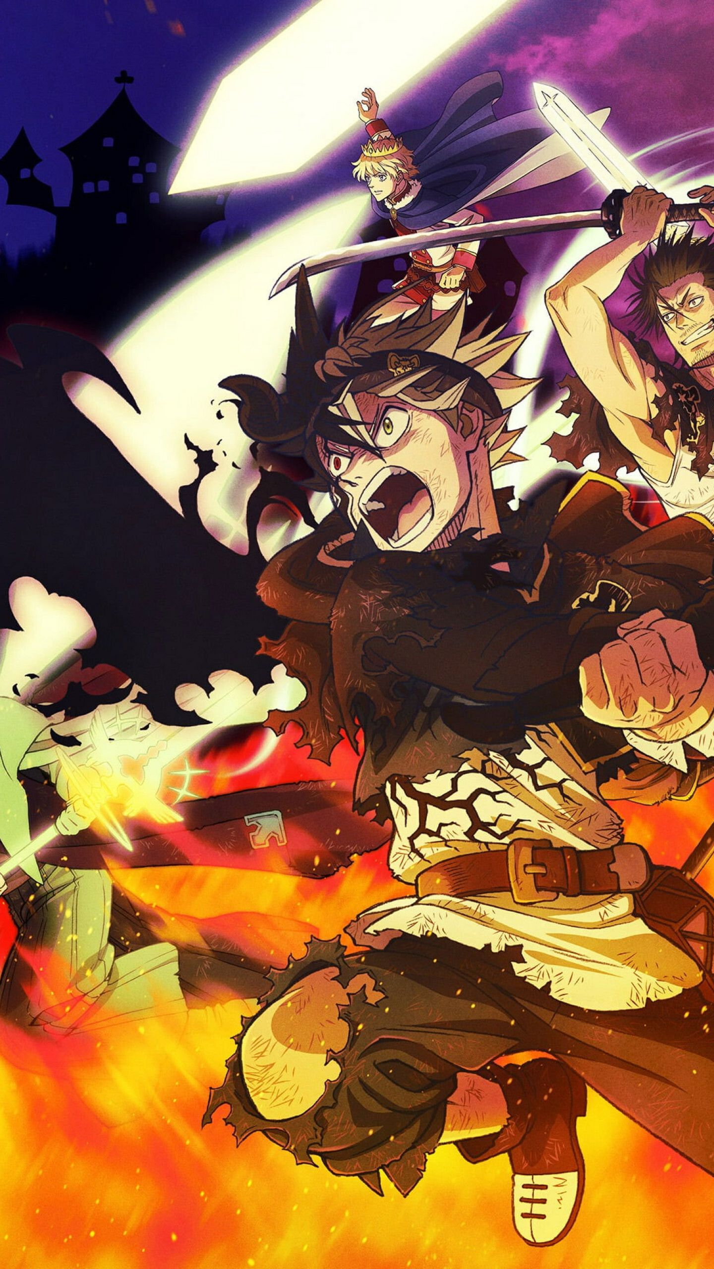 1440x2560 Black Clover Wallpaper