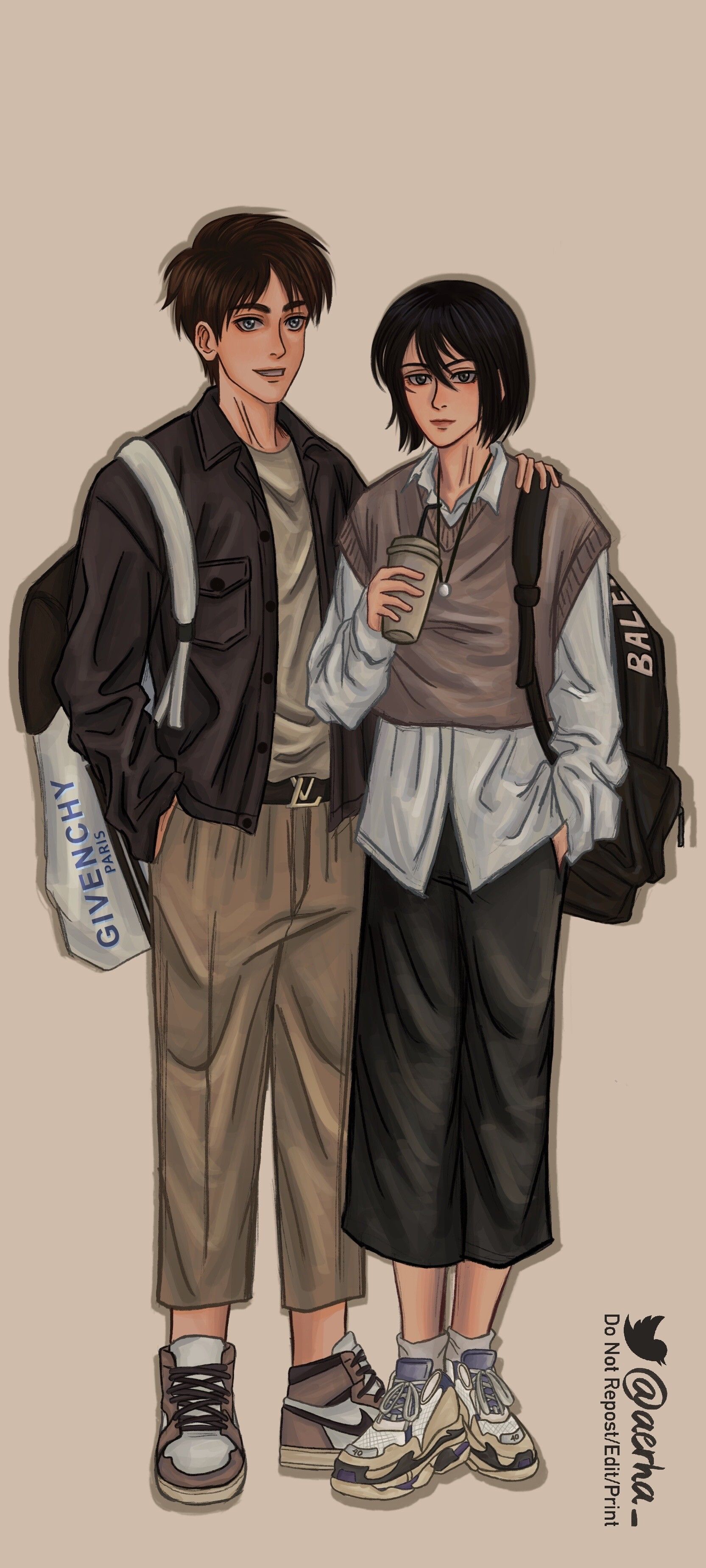 1665x3700 Love In College (Wallpaper Ver.)