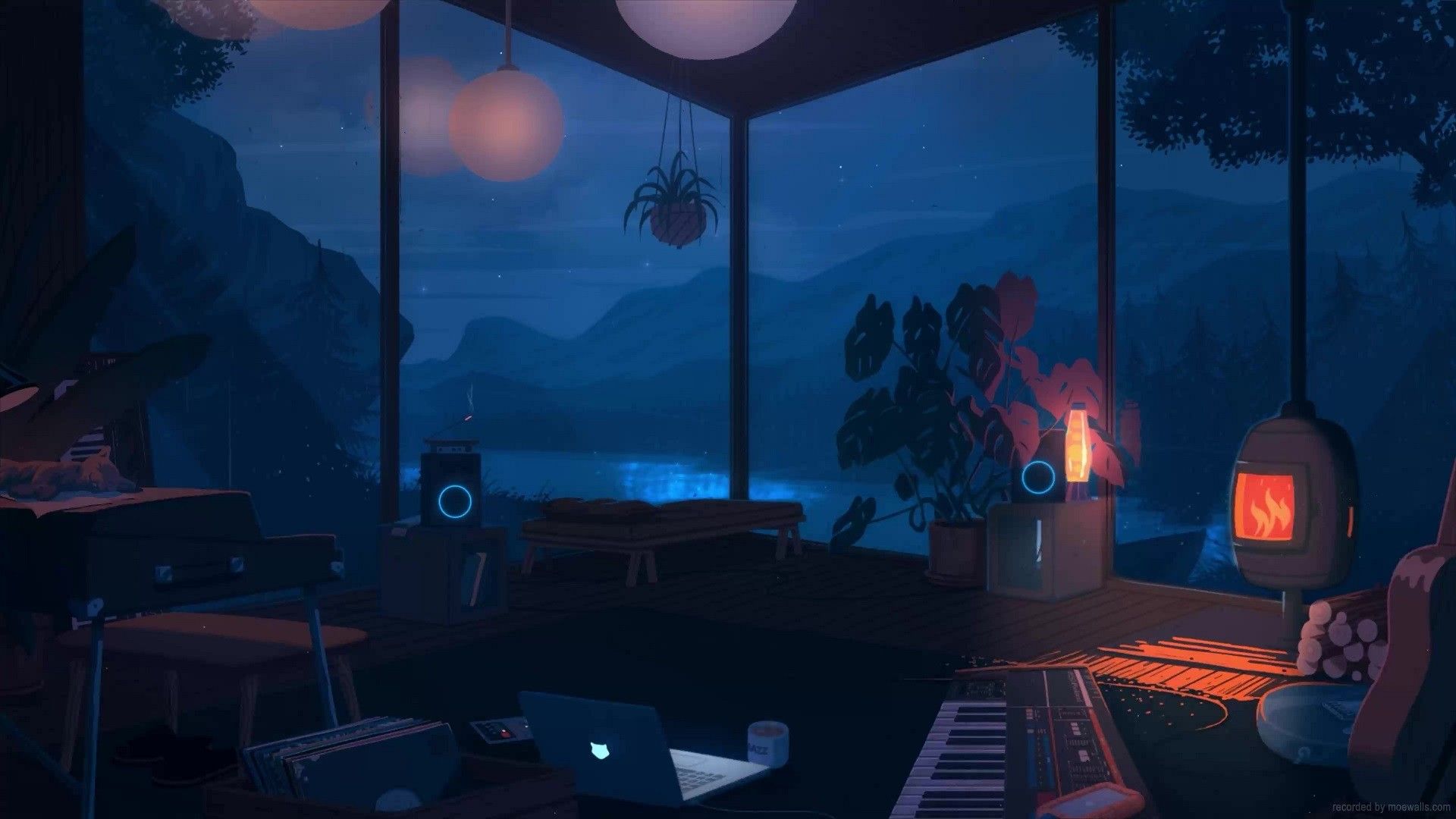 1920x1080 Lofi Wallpaper for Your Cozy Study