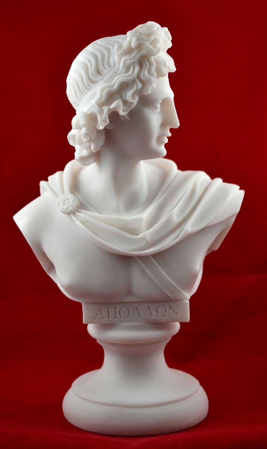 892x1500 Apollo Βust Greek Statue Light Music God NEW 23 Cm ( 9 Inch )