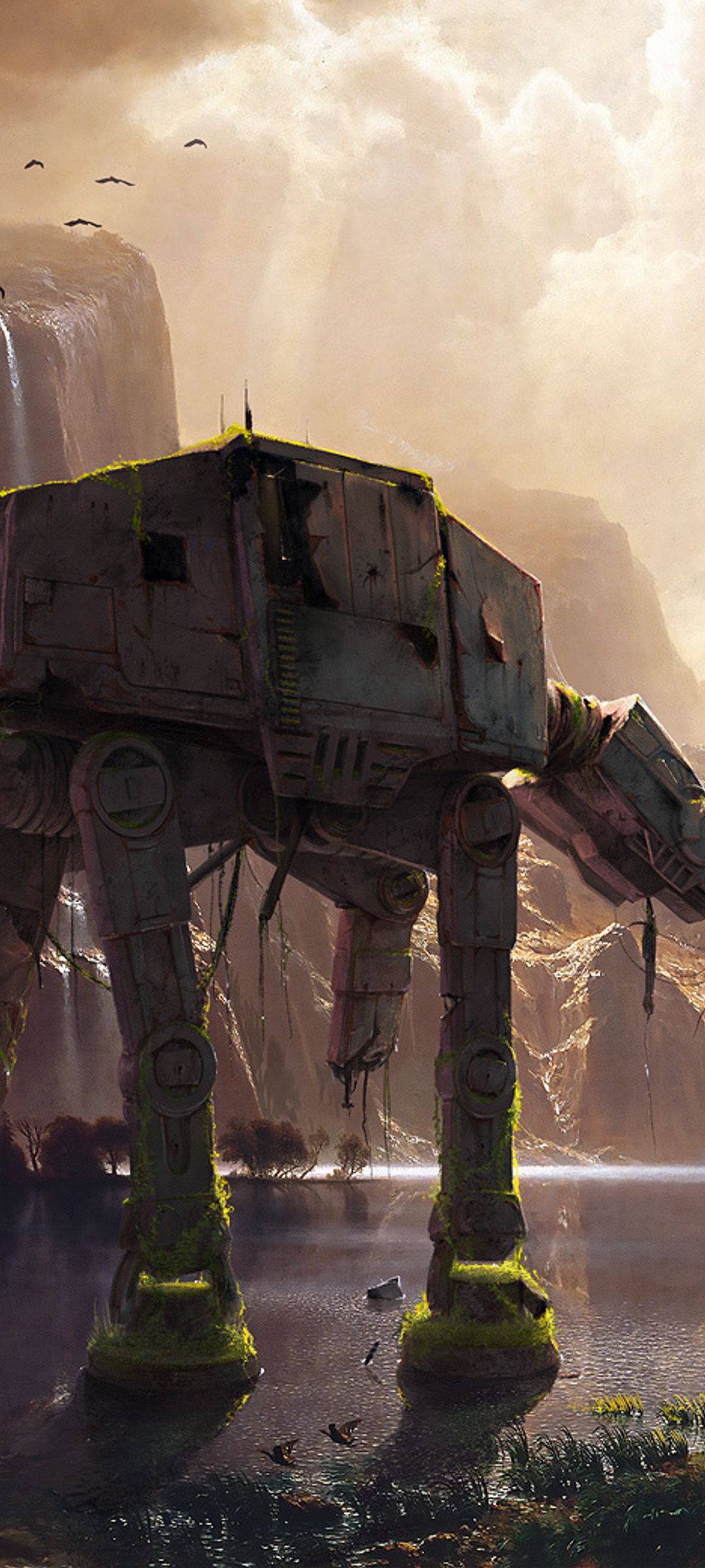 1080x2400 AT AT Walker Star Wars Artwork Google Pixel 7 , HD 4k Wallpaper, Image, Background, Photos and Picture