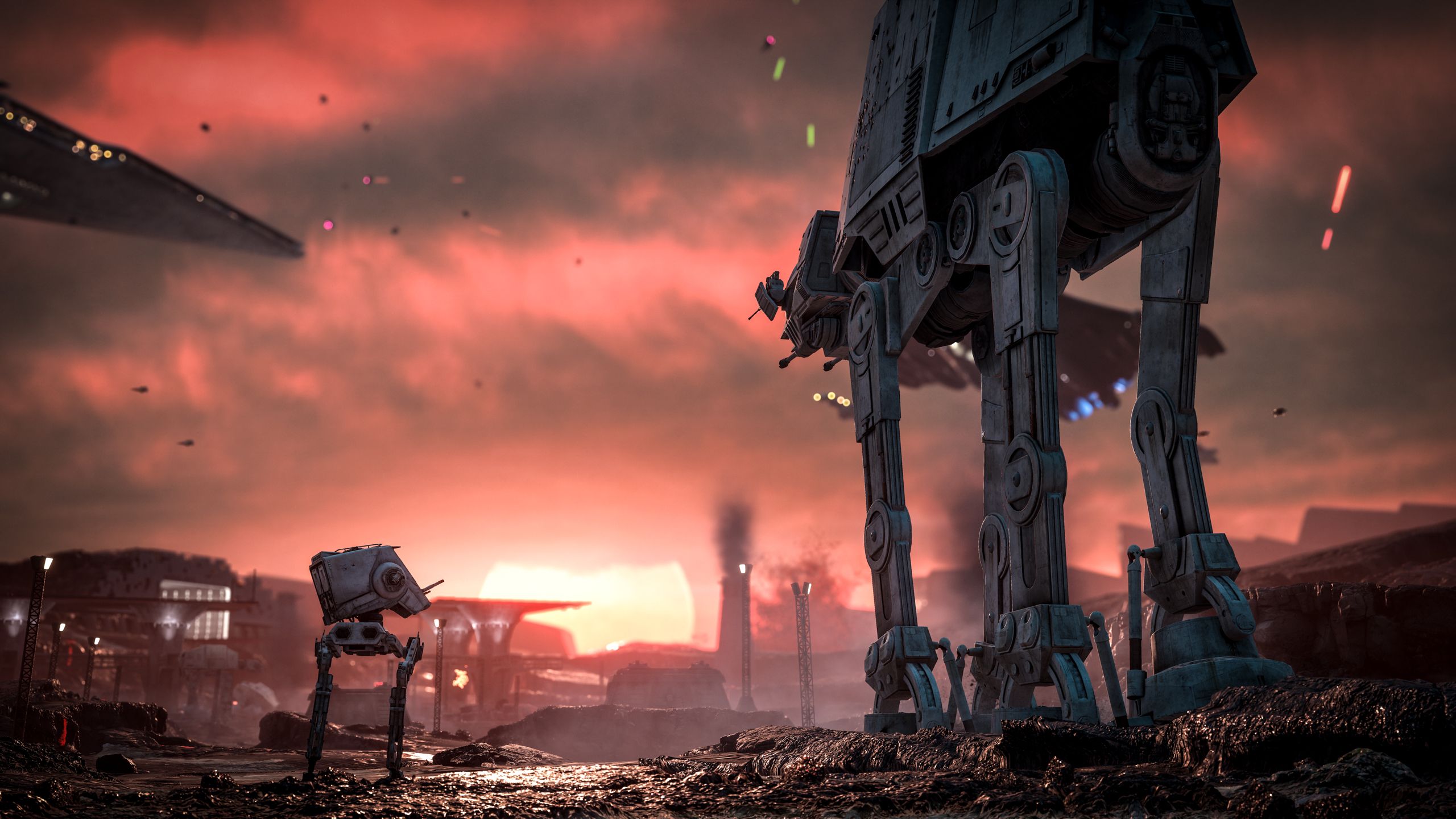 2560x1440 Phone wallpaper: Video Game, Star Wars Battlefront (2015), At At Walker, At St, Star Wars 388816