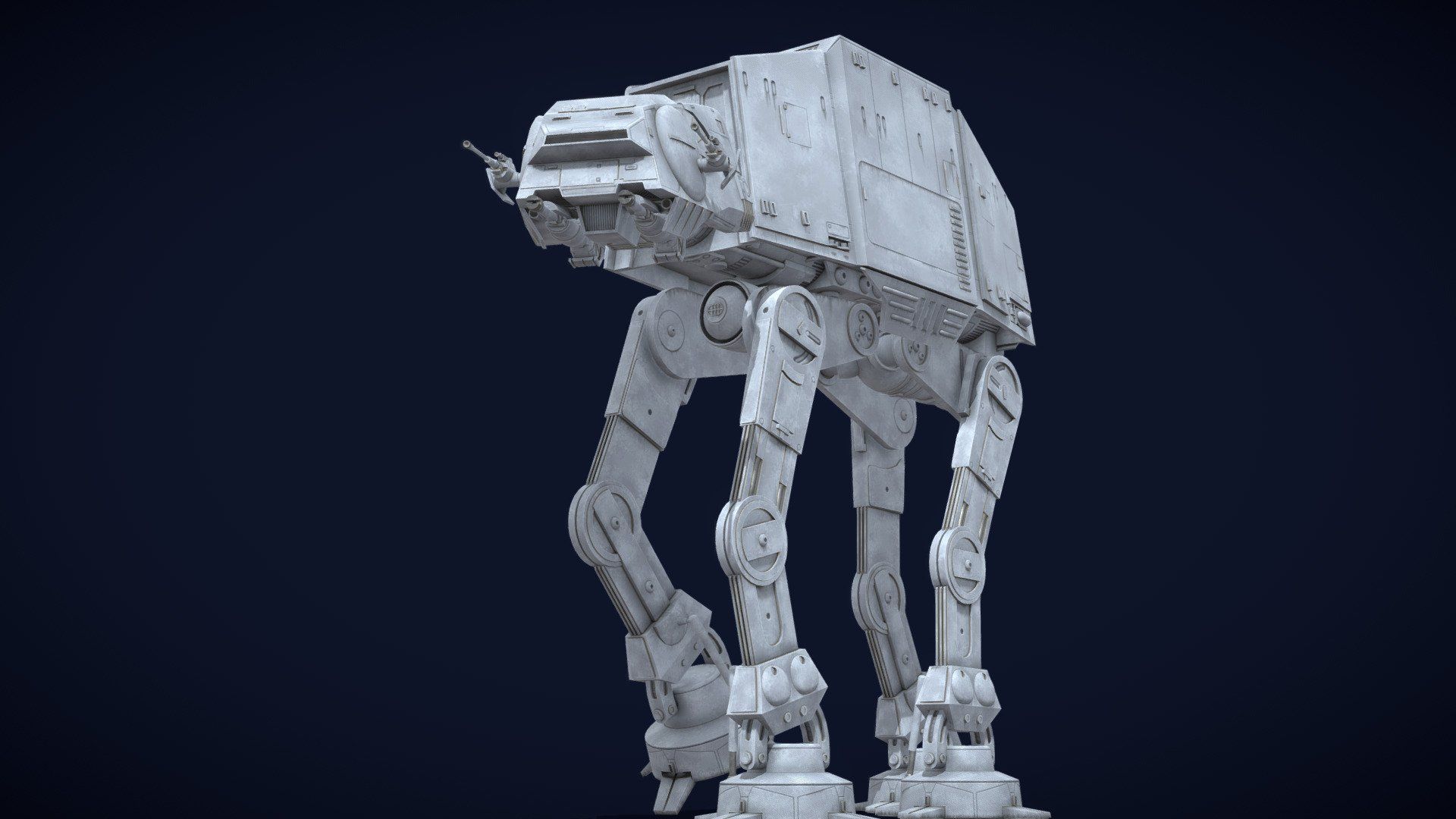 1920x1080 Imperial AT AT Walker Wars Free 3D Model By Quiznos323 [7eab3f4]