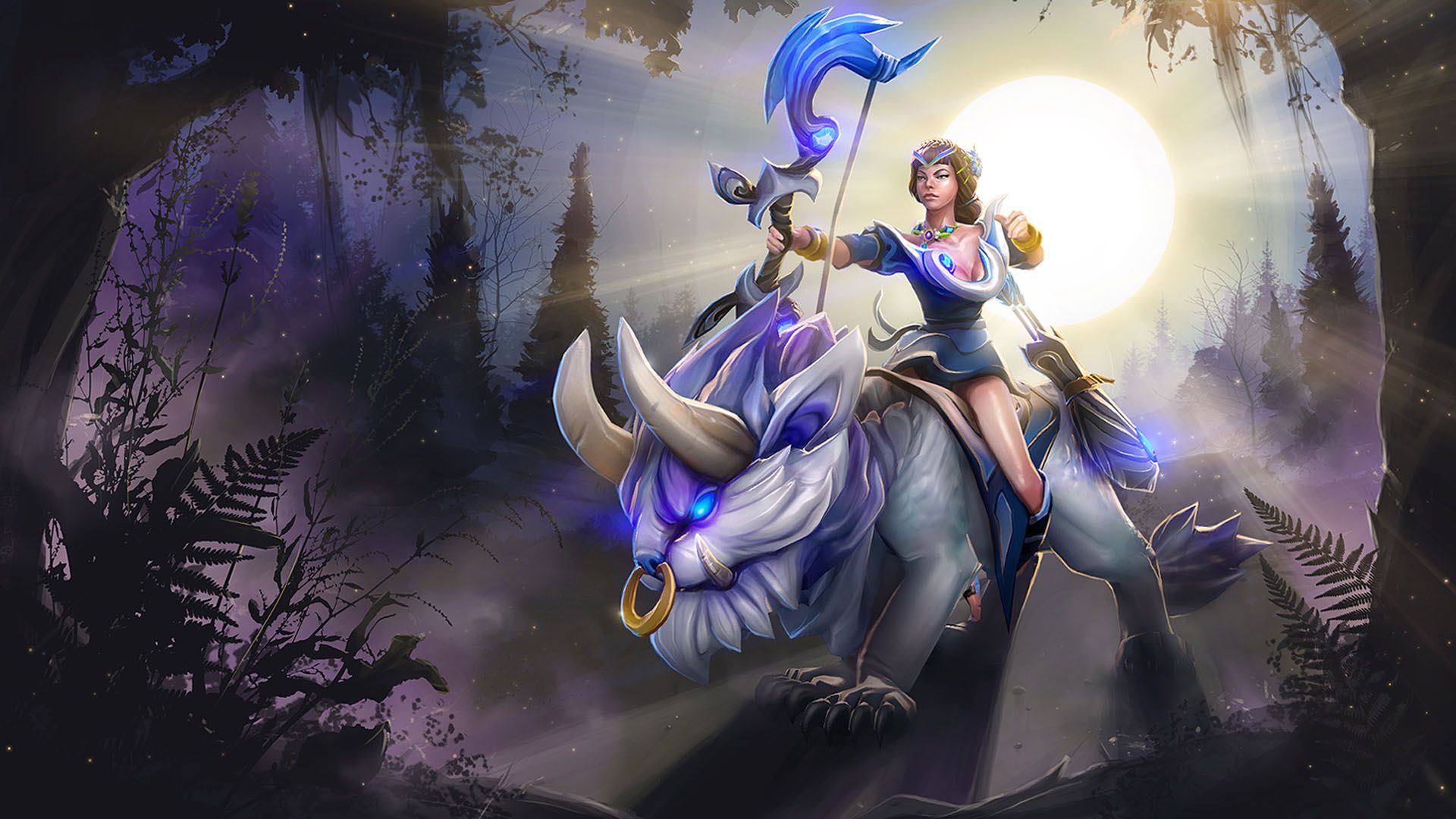 1920x1080 Mirana (Nightshade) the Priestress of the Moon